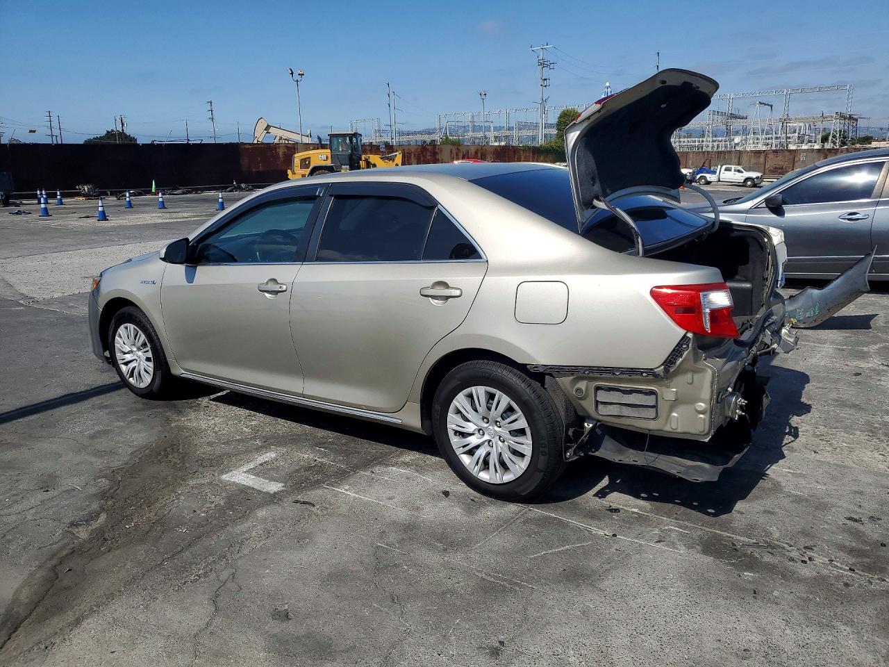 2014 Toyota Camry Hybrid Желто-коричневый vin: 4T1BD1FK4EU101906