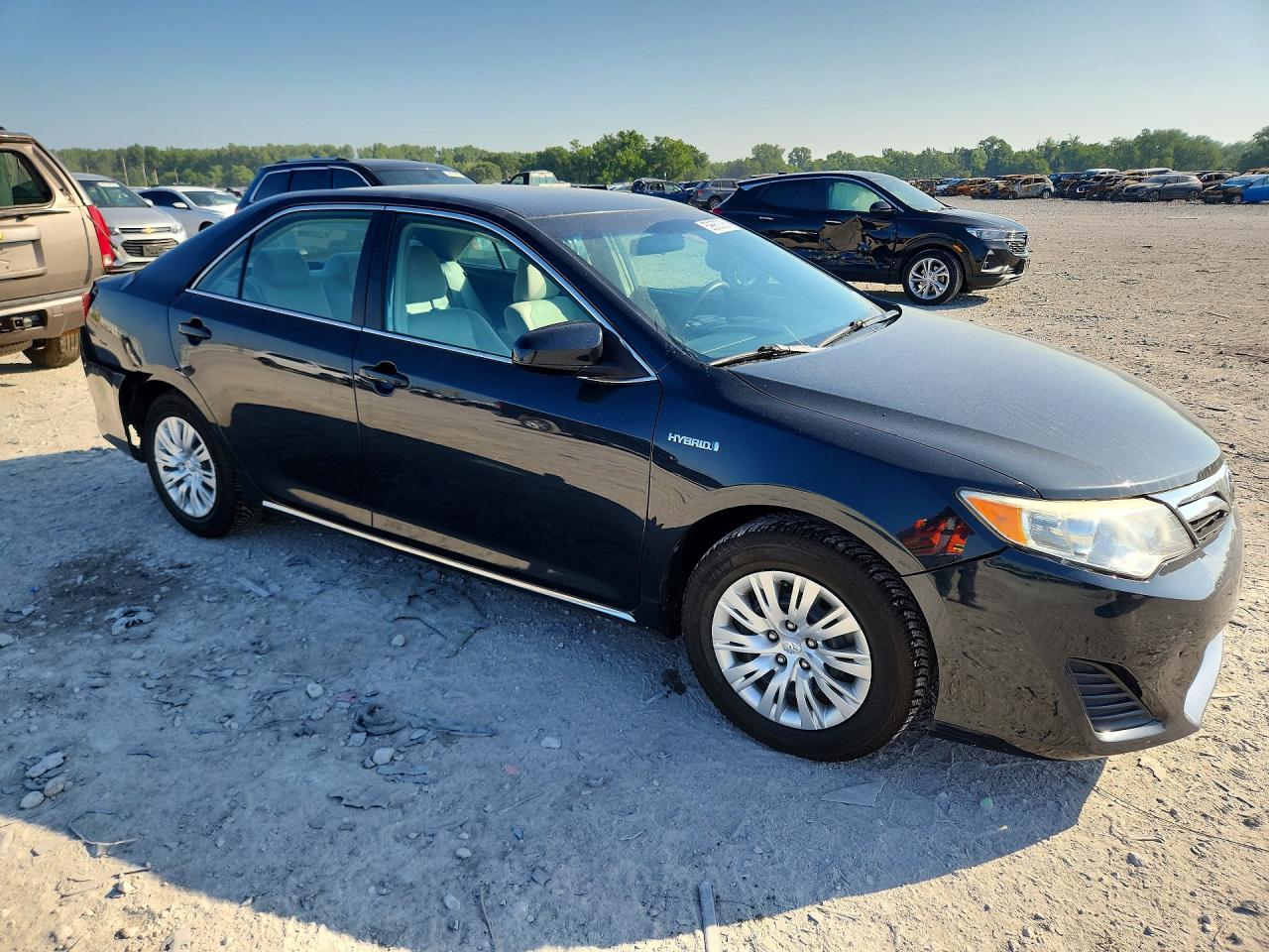 2014 Toyota Camry Hybrid Le Teal vin: 4T1BD1FK4EU103221