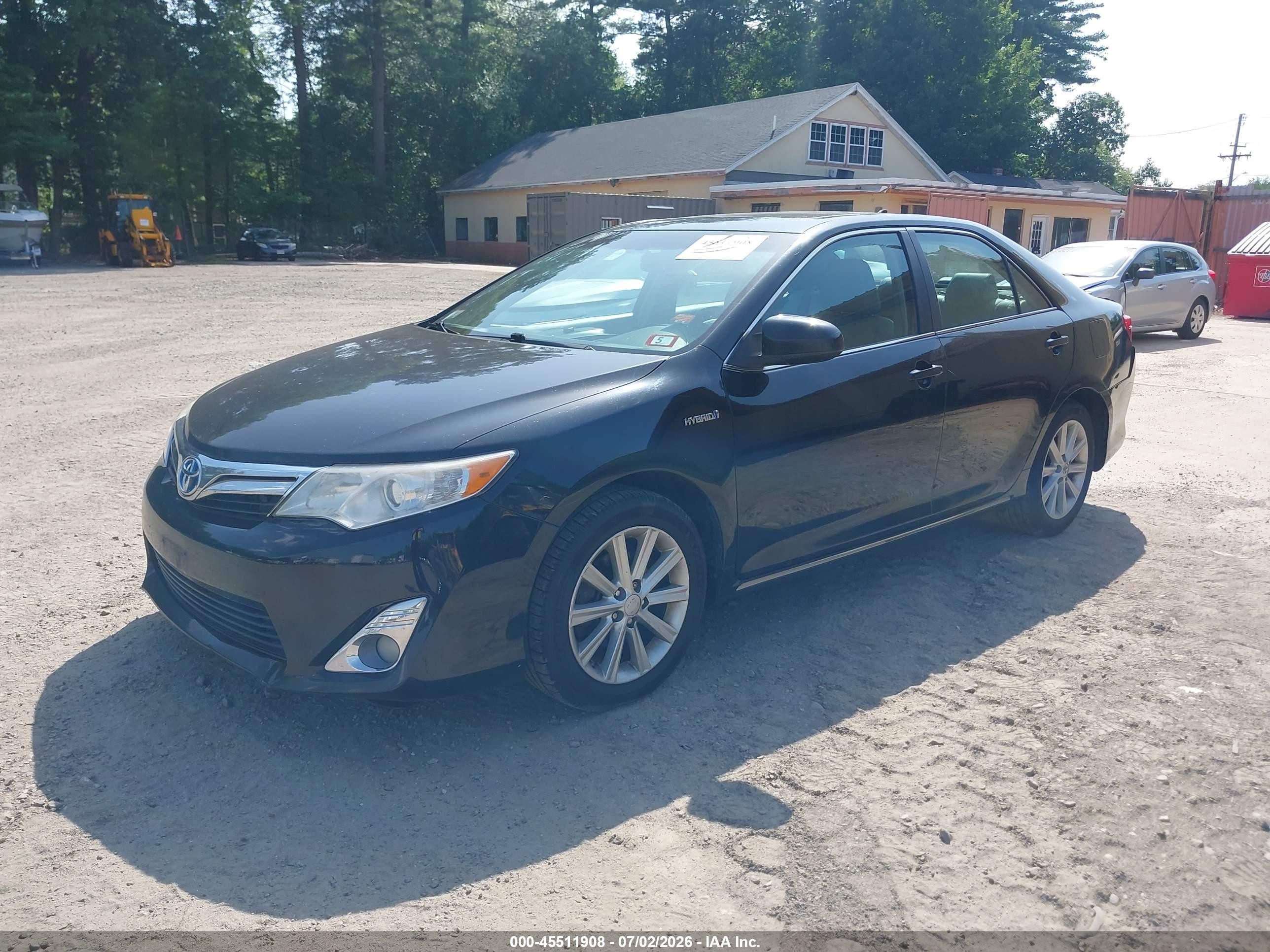 2014 Toyota Camry Hybrid Xle Black vin: 4T1BD1FK4EU112422