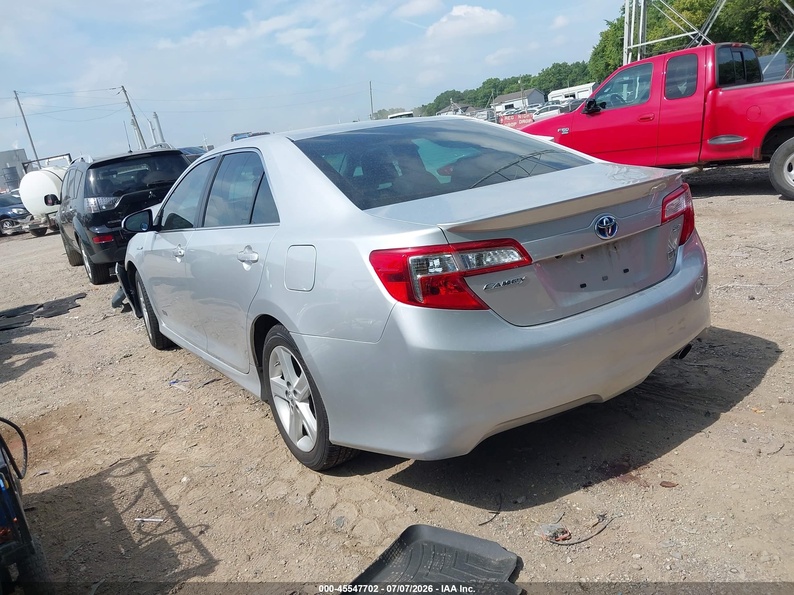2014 Toyota Camry Hybrid Se Limited Edition Silver vin: 4T1BD1FK4EU115224