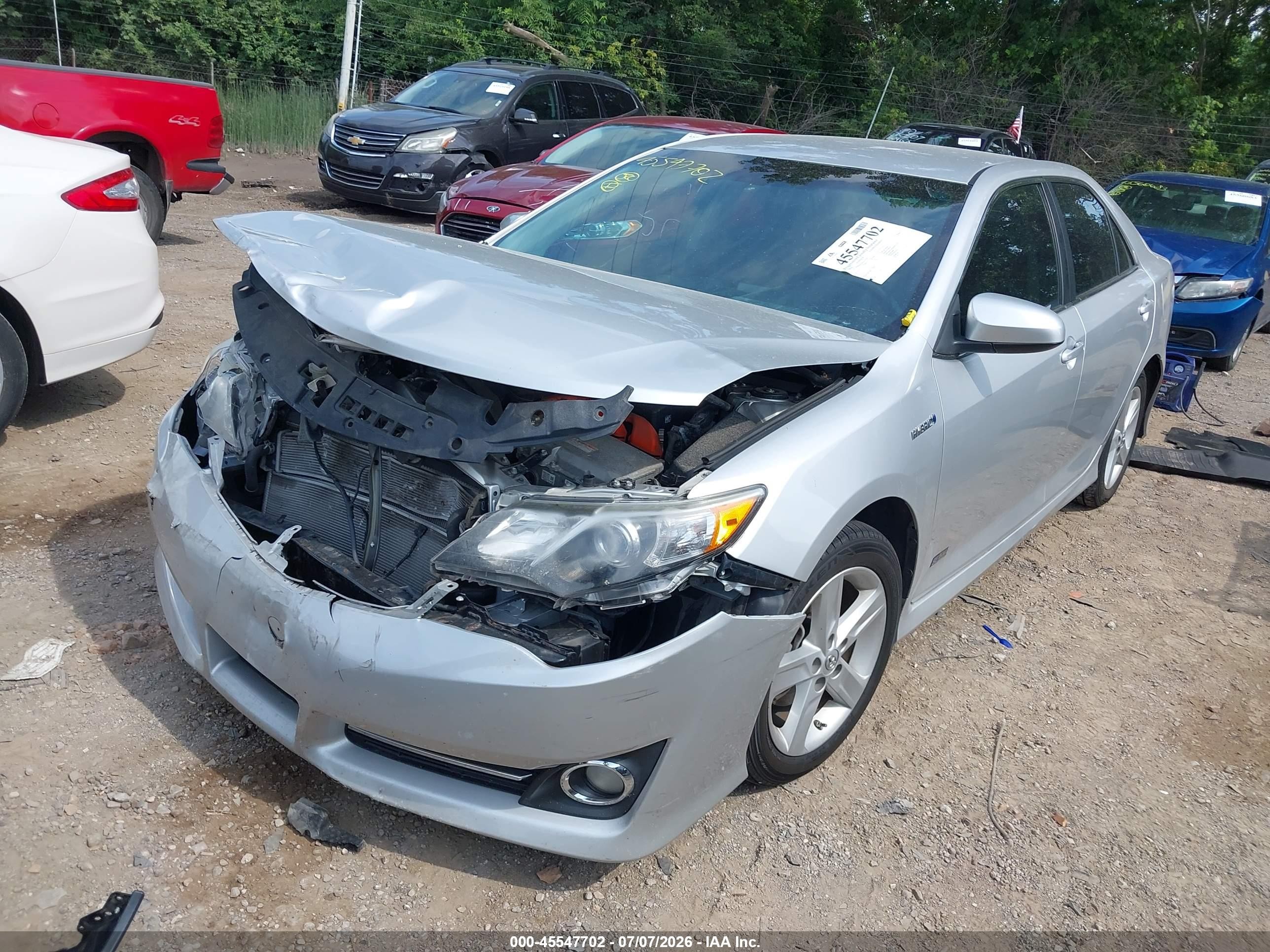 2014 Toyota Camry Hybrid Se Limited Edition Silver vin: 4T1BD1FK4EU115224