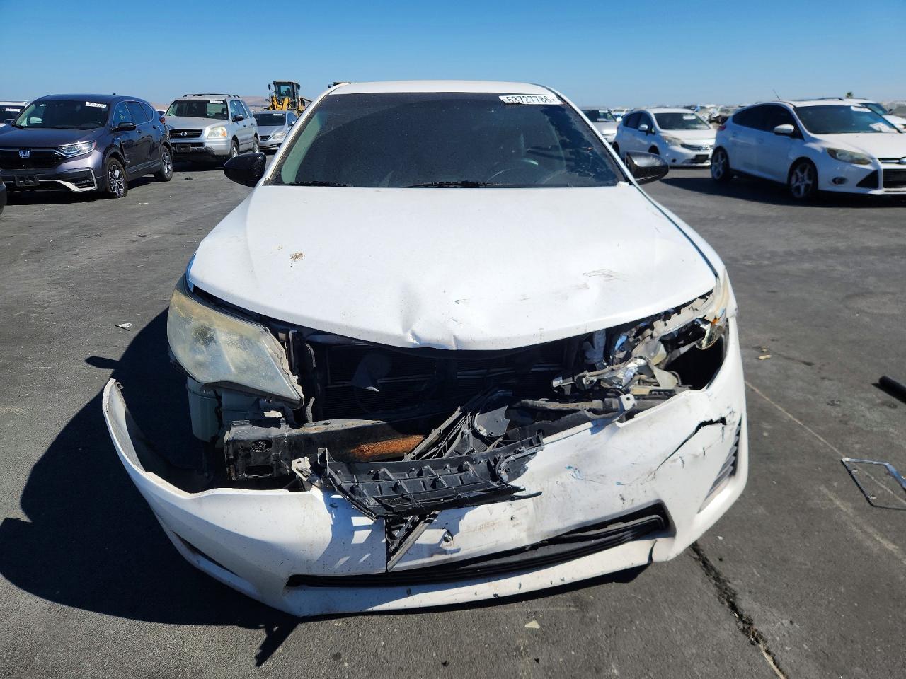 2014 Toyota Camry Hybrid Le White vin: 4T1BD1FK4EU122190