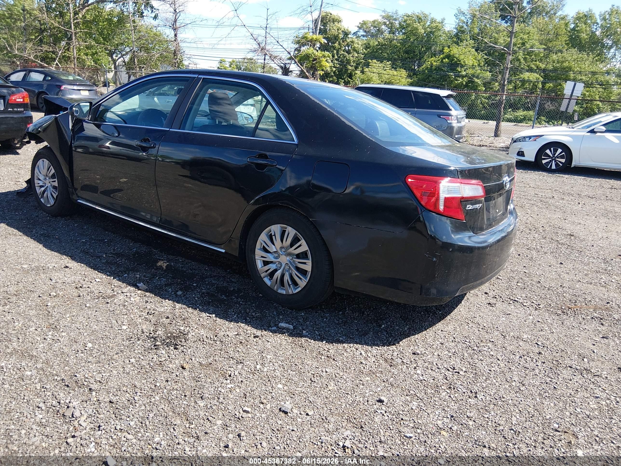 2014 Toyota Camry Hybrid Le Black vin: 4T1BD1FK4EU124151
