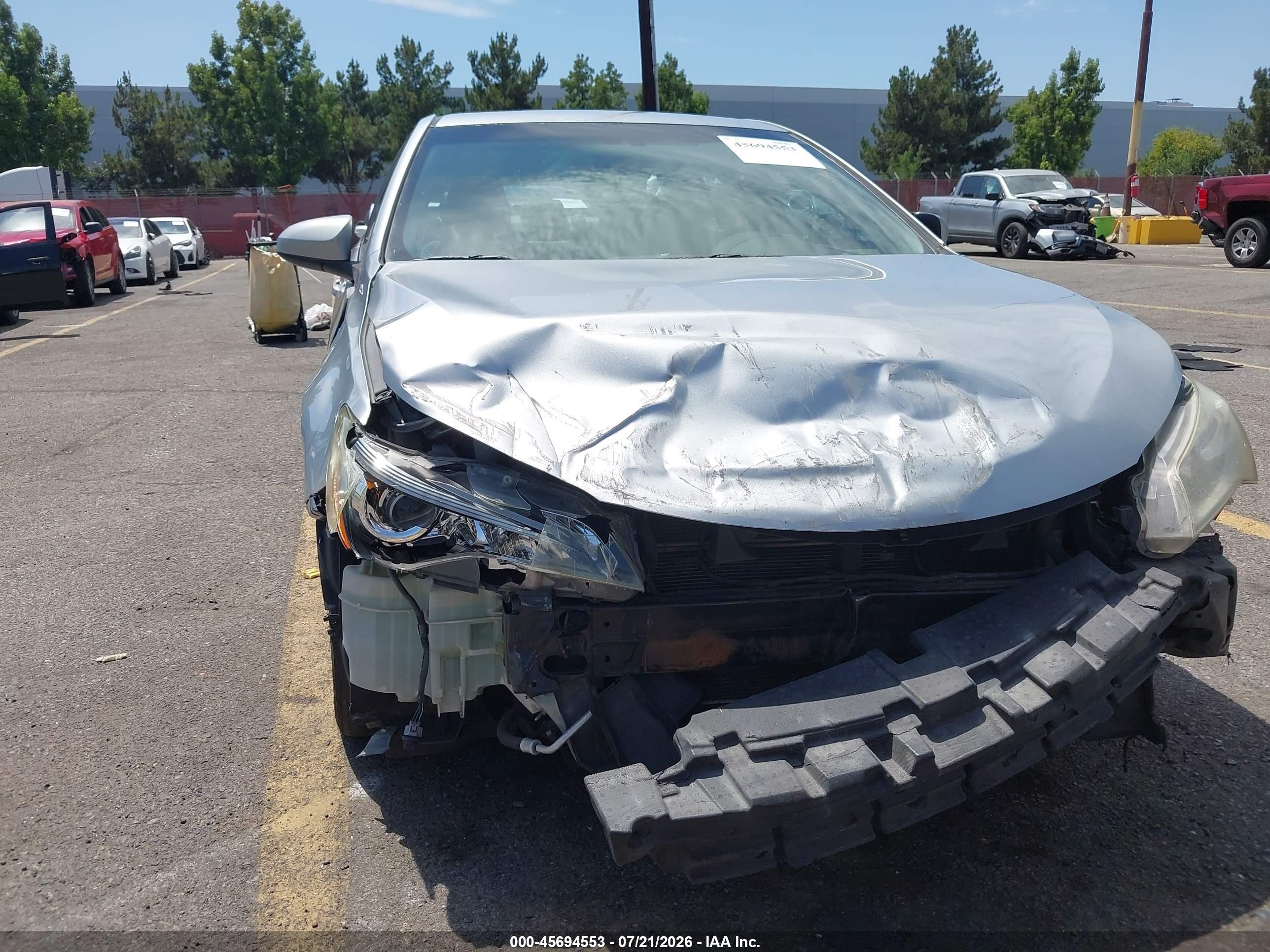 2015 Toyota Camry Hybrid Se Silver vin: 4T1BD1FK4FU147544