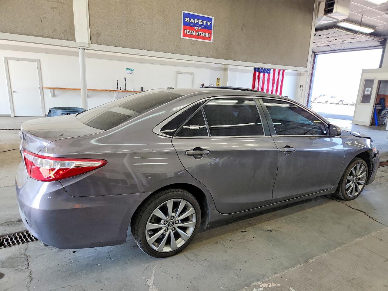 2015 Toyota Camry Hybrid Xle Gray vin: 4T1BD1FK4FU155871
