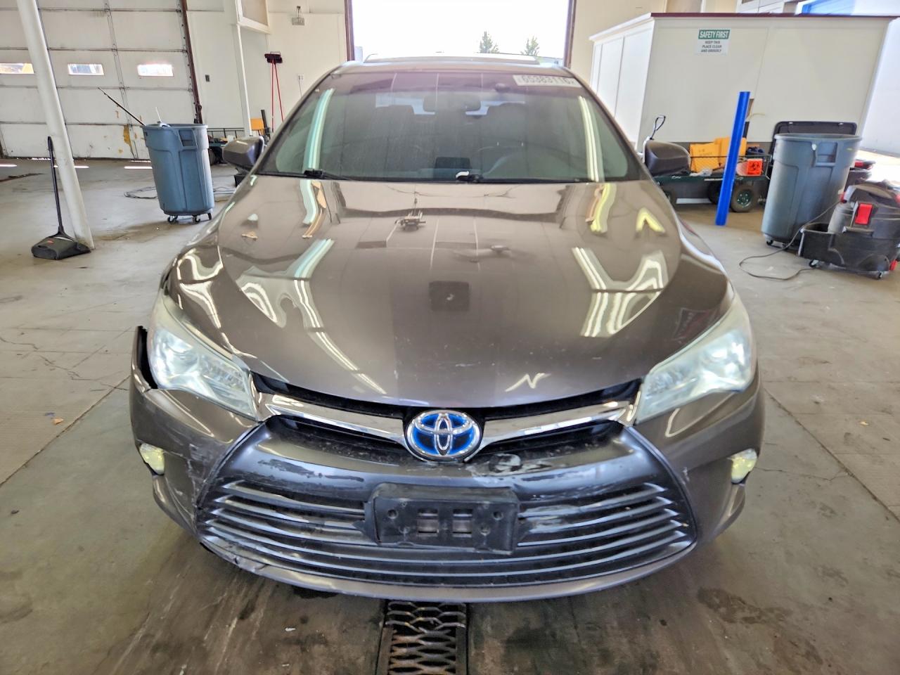2015 Toyota Camry Hybrid Xle Gray vin: 4T1BD1FK4FU155871
