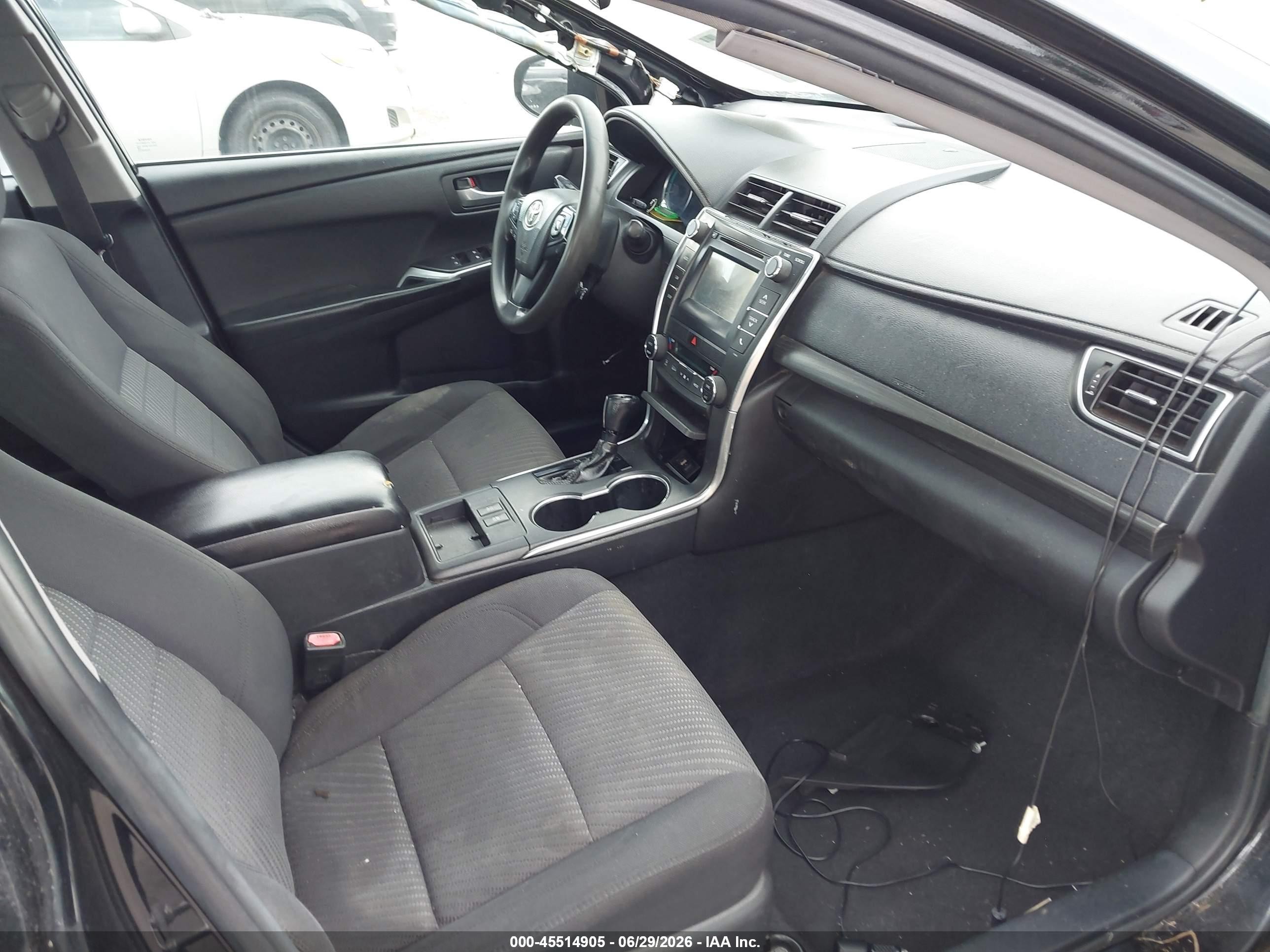 2015 Toyota Camry Hybrid Le Black vin: 4T1BD1FK4FU158818