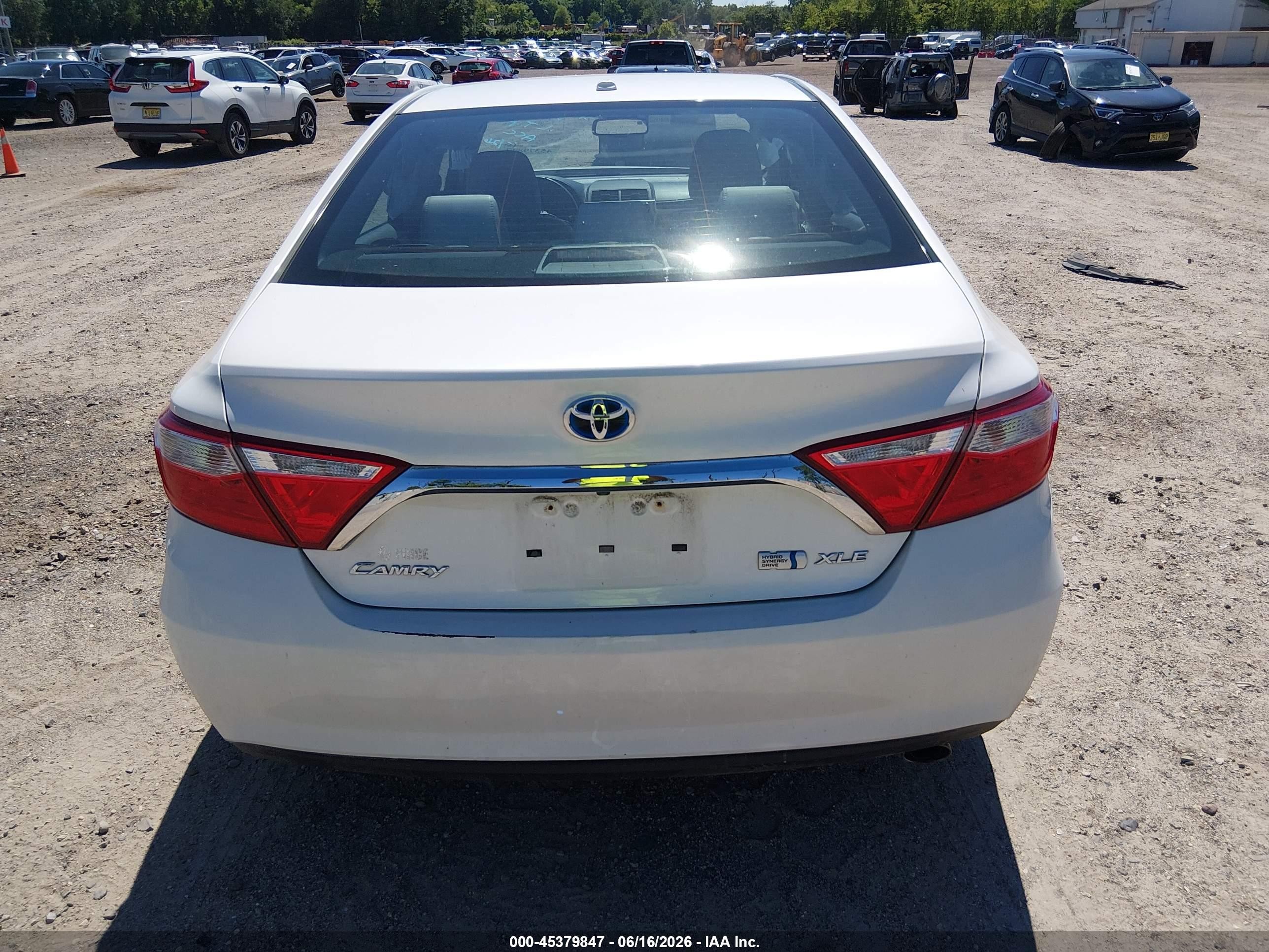 2015 Toyota Camry Hybrid Xle Белый vin: 4T1BD1FK4FU162402