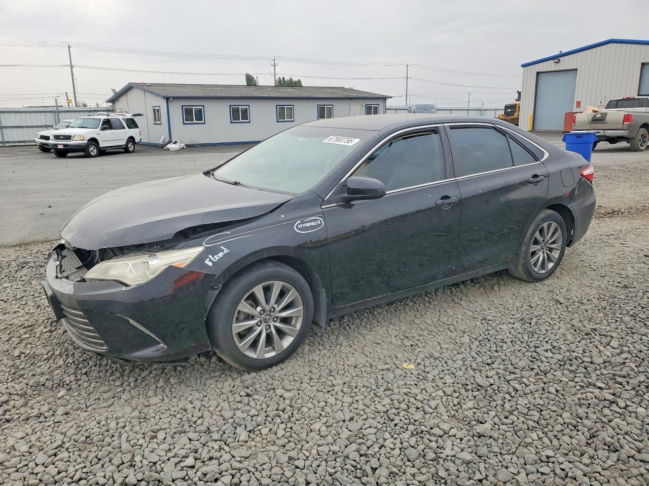 2015 Toyota Camry Hybrid Xle Black vin: 4T1BD1FK4FU163453