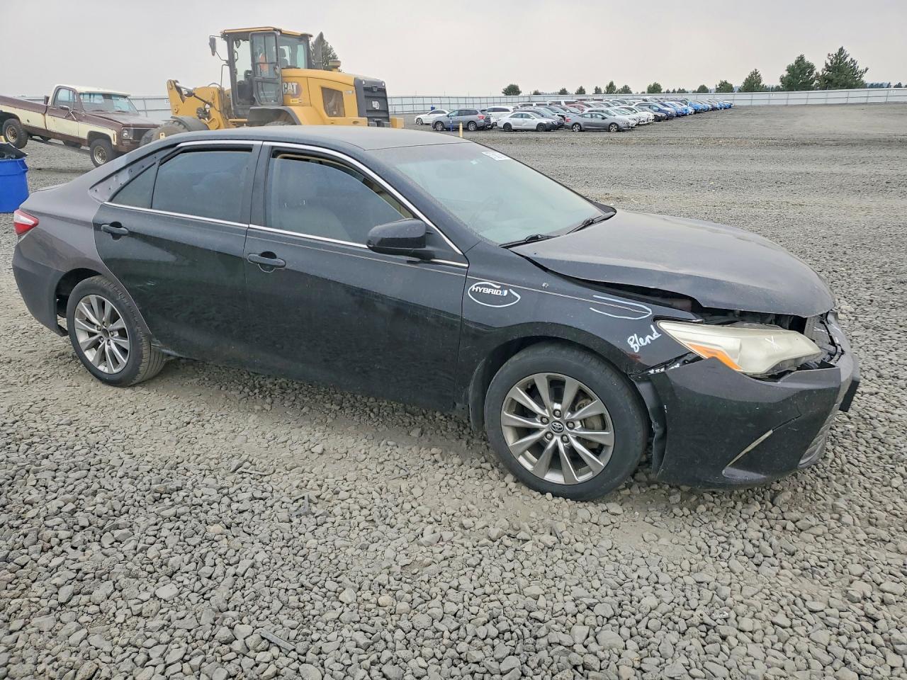 2015 Toyota Camry Hybrid Xle Black vin: 4T1BD1FK4FU163453