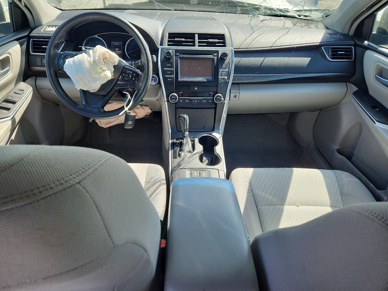 2015 Toyota Camry Hybrid Le Silver vin: 4T1BD1FK4FU166000