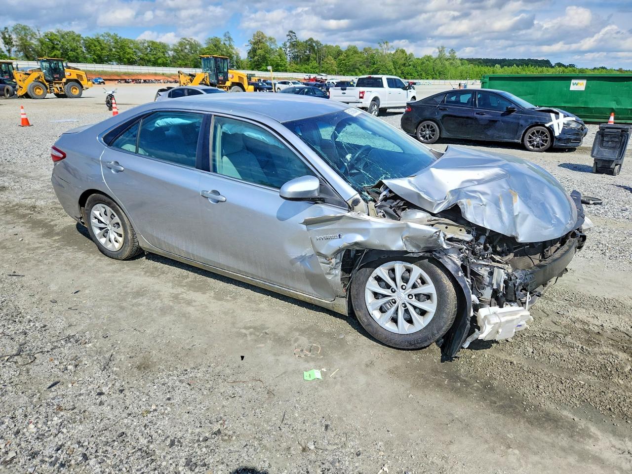 2015 Toyota Camry Hybrid Le Silver vin: 4T1BD1FK4FU166000