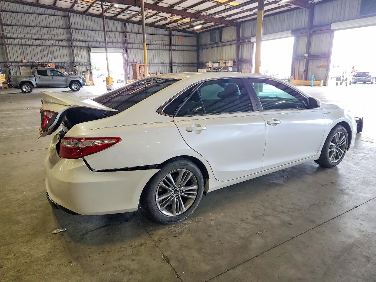 2015 Toyota Camry Hybrid Se White vin: 4T1BD1FK4FU167700