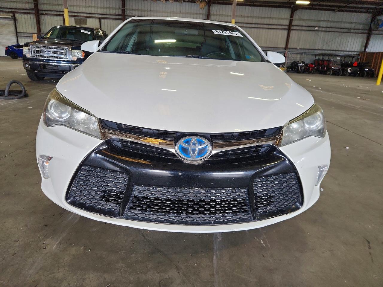 2015 Toyota Camry Hybrid Se White vin: 4T1BD1FK4FU167700