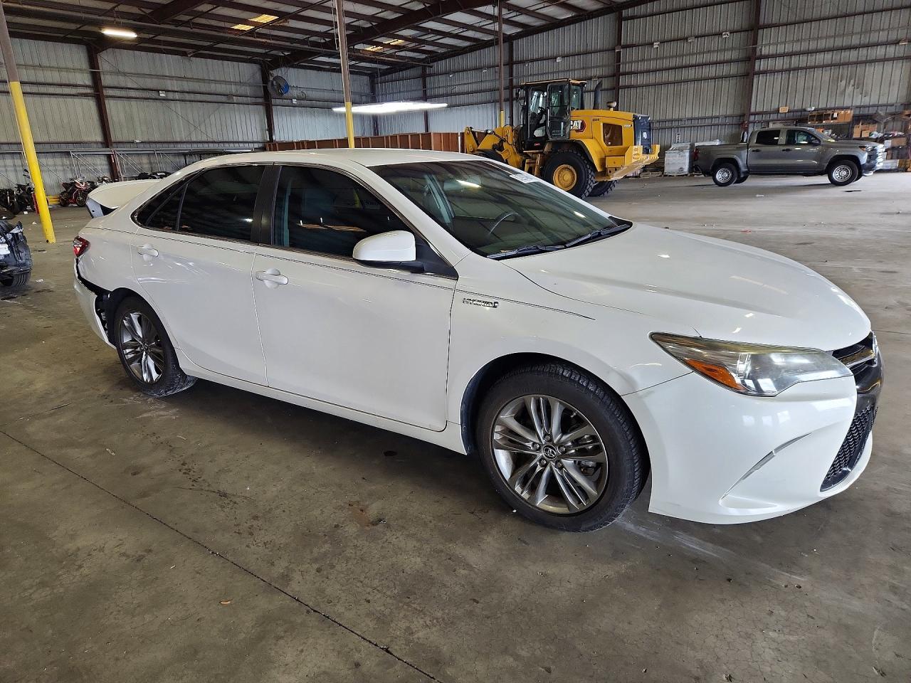 2015 Toyota Camry Hybrid Se White vin: 4T1BD1FK4FU167700