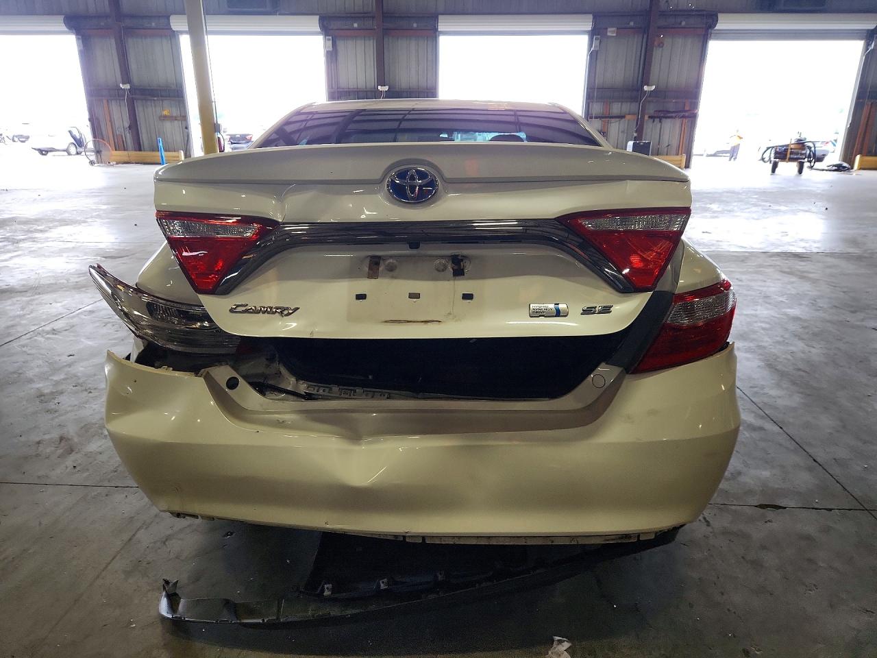 2015 Toyota Camry Hybrid Se White vin: 4T1BD1FK4FU167700