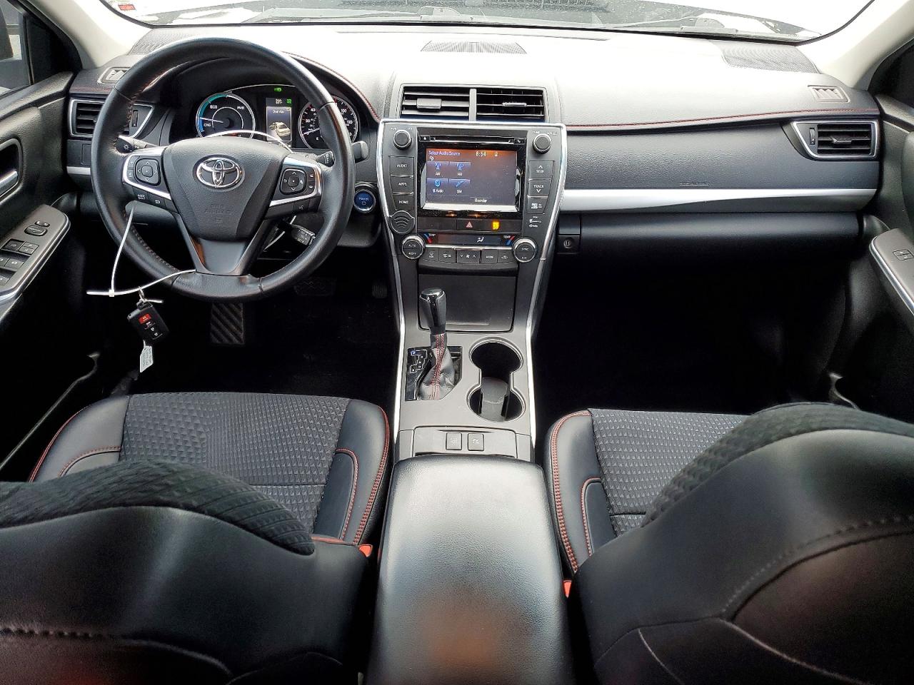 2015 Toyota Camry Hybrid Se Blue vin: 4T1BD1FK4FU175179