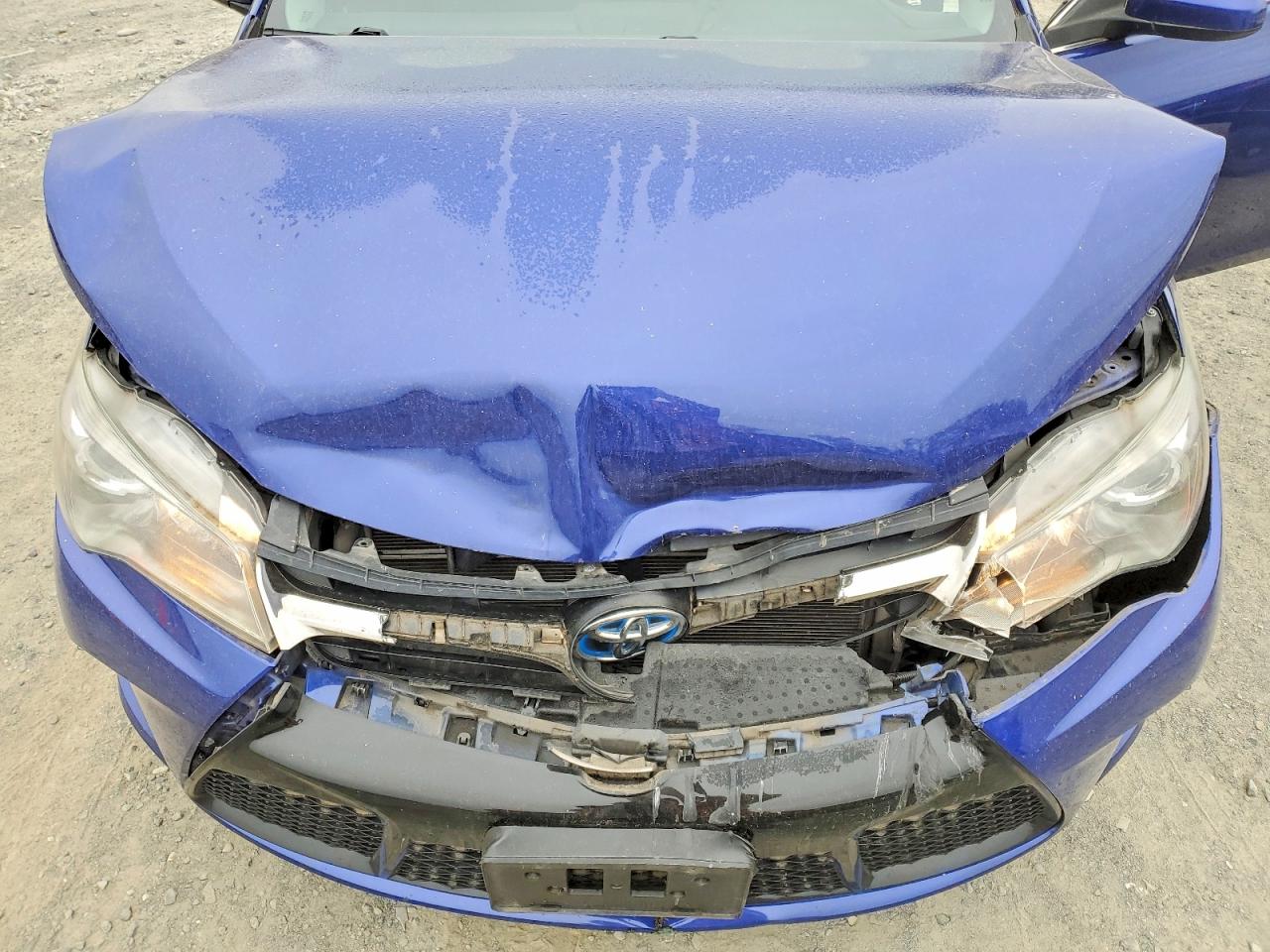 2015 Toyota Camry Hybrid Se Blue vin: 4T1BD1FK4FU175179