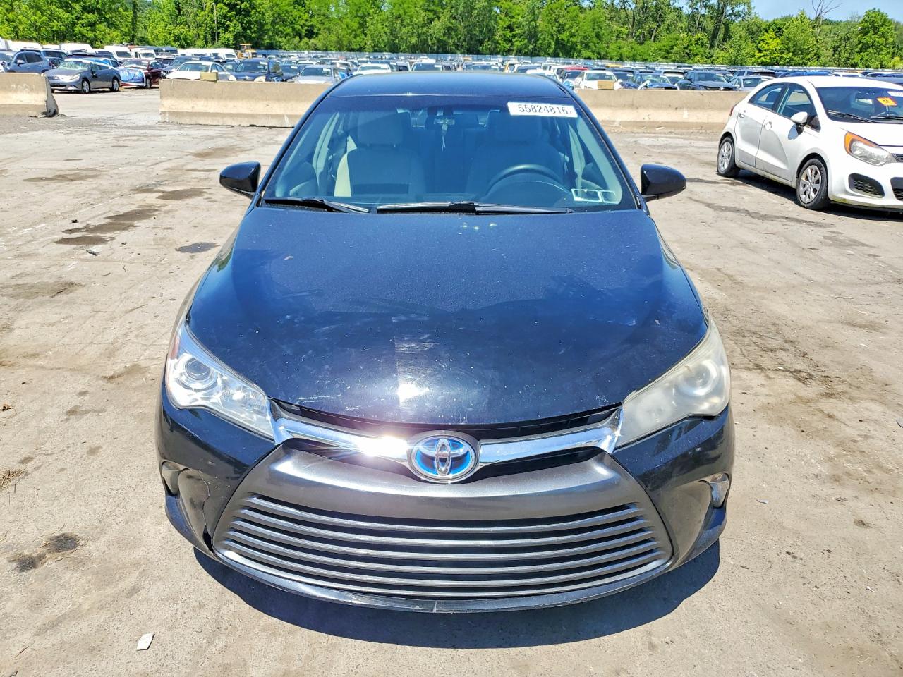 2015 Toyota Camry Hybrid Le Black vin: 4T1BD1FK4FU176185