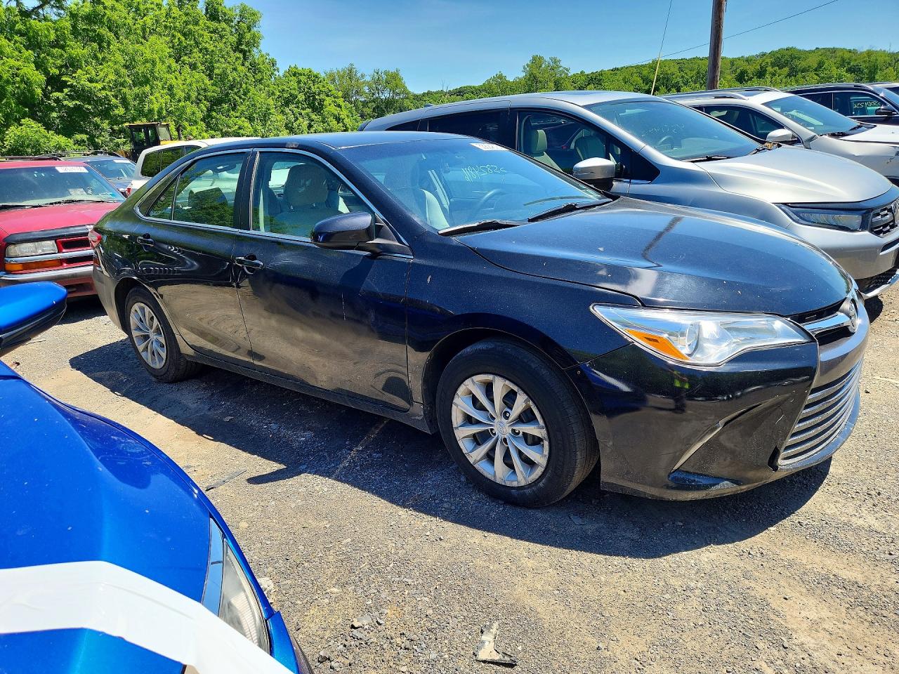 2015 Toyota Camry Hybrid Le Black vin: 4T1BD1FK4FU176185
