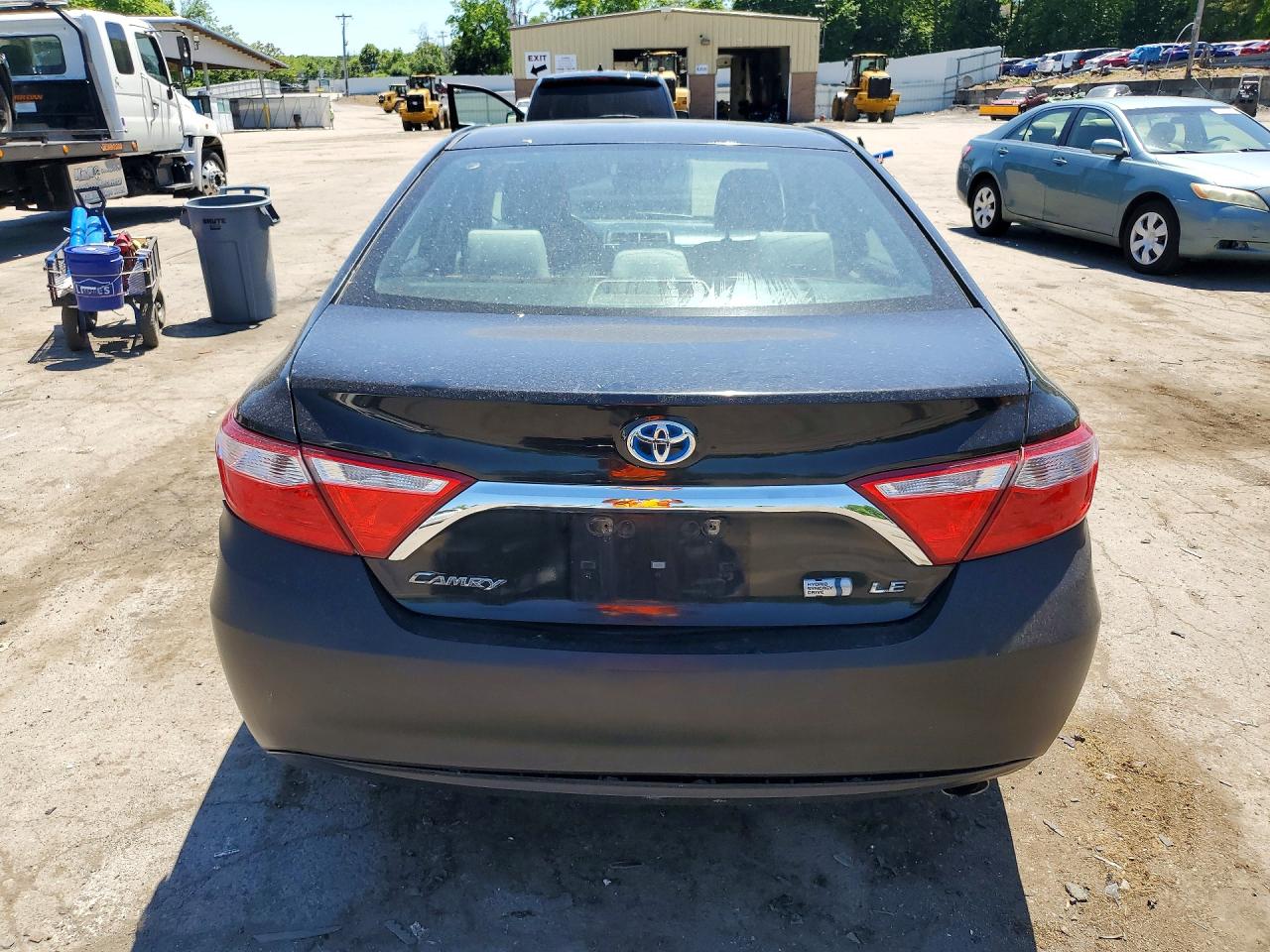 2015 Toyota Camry Hybrid Le Black vin: 4T1BD1FK4FU176185