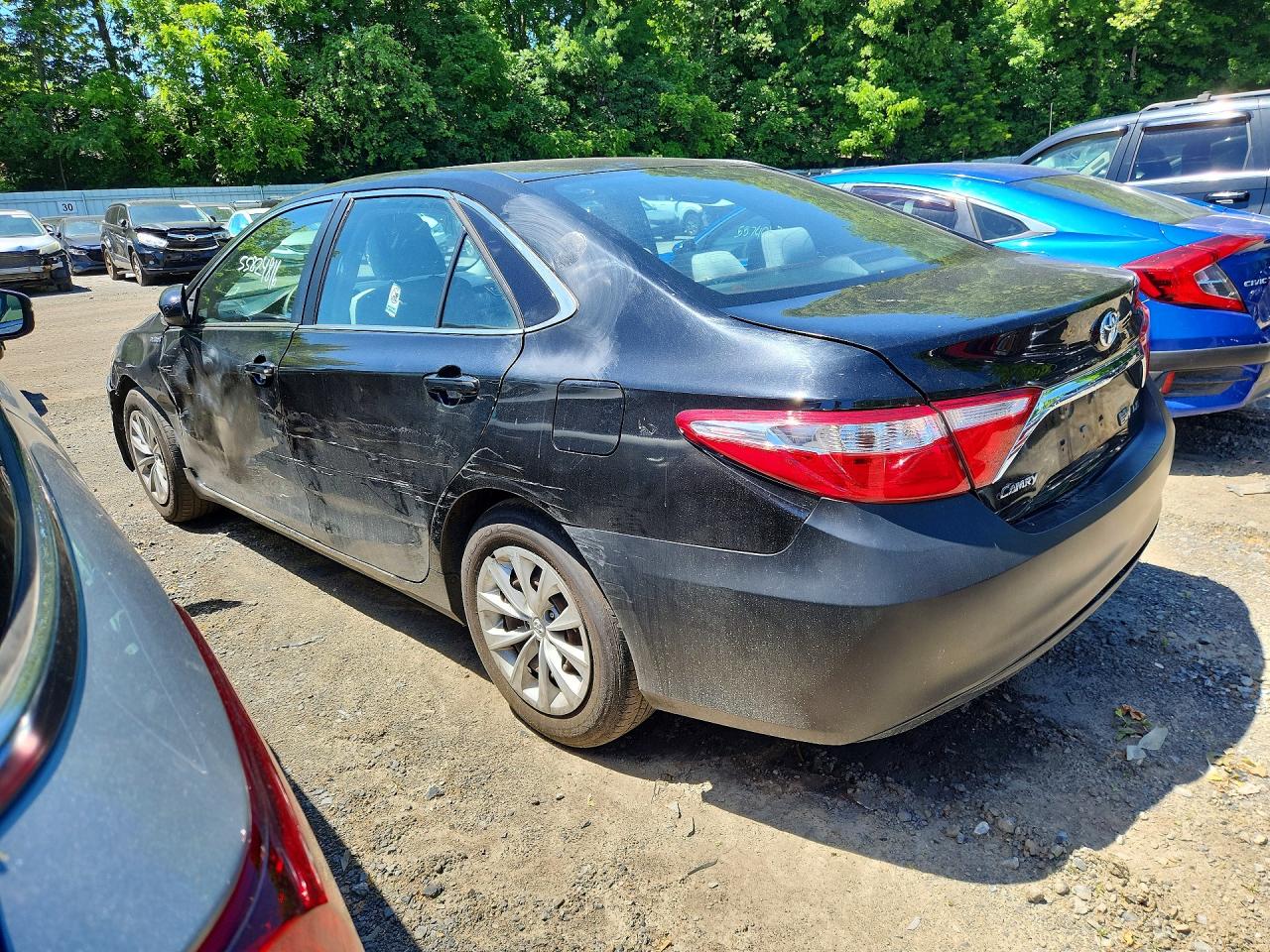 2015 Toyota Camry Hybrid Le Black vin: 4T1BD1FK4FU176185