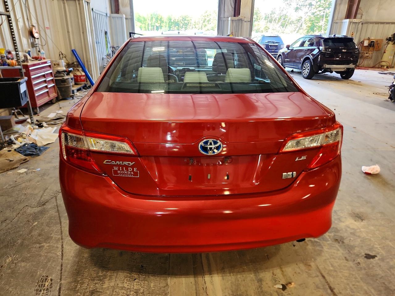 2012 Toyota Camry Hybrid Le Red vin: 4T1BD1FK5CU007062
