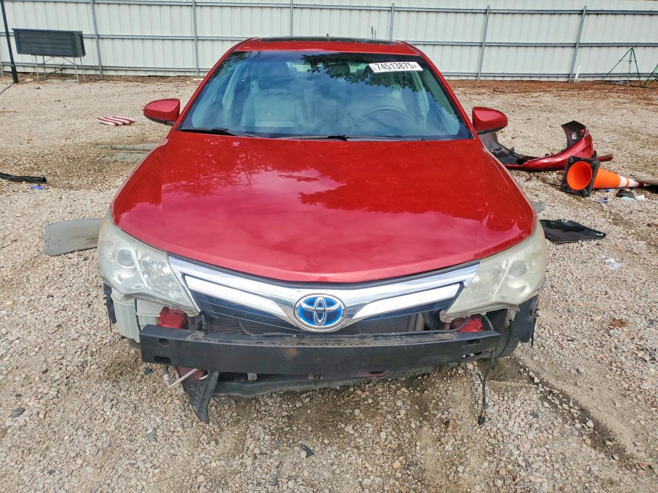 2012 Toyota Camry Hybrid Xle Красный vin: 4T1BD1FK5CU010558
