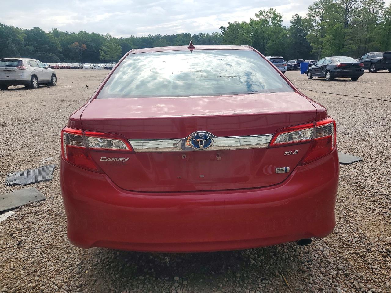 2012 Toyota Camry Hybrid Xle Красный vin: 4T1BD1FK5CU010558