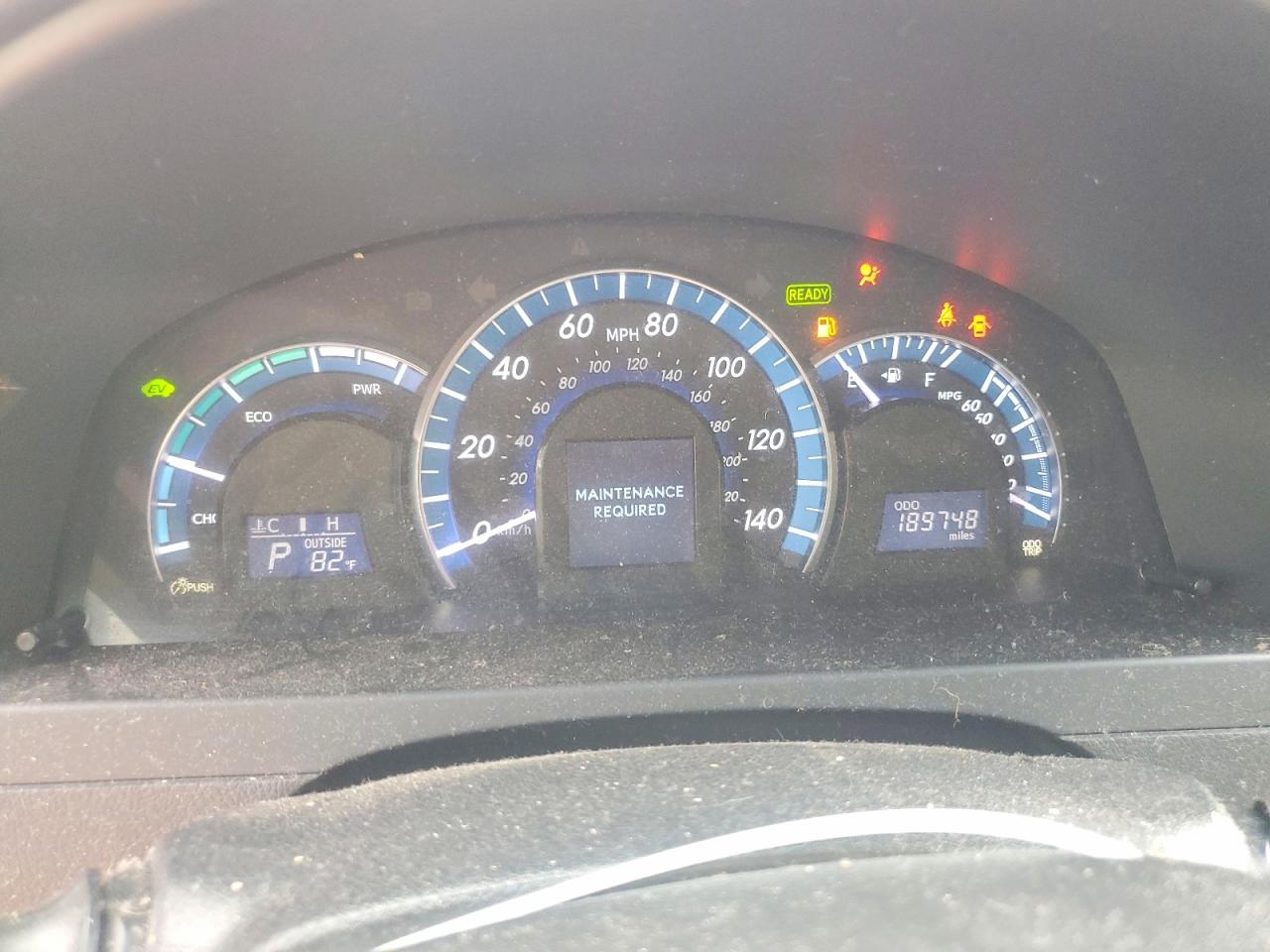 2012 Toyota Camry Hybrid Xle Красный vin: 4T1BD1FK5CU010558