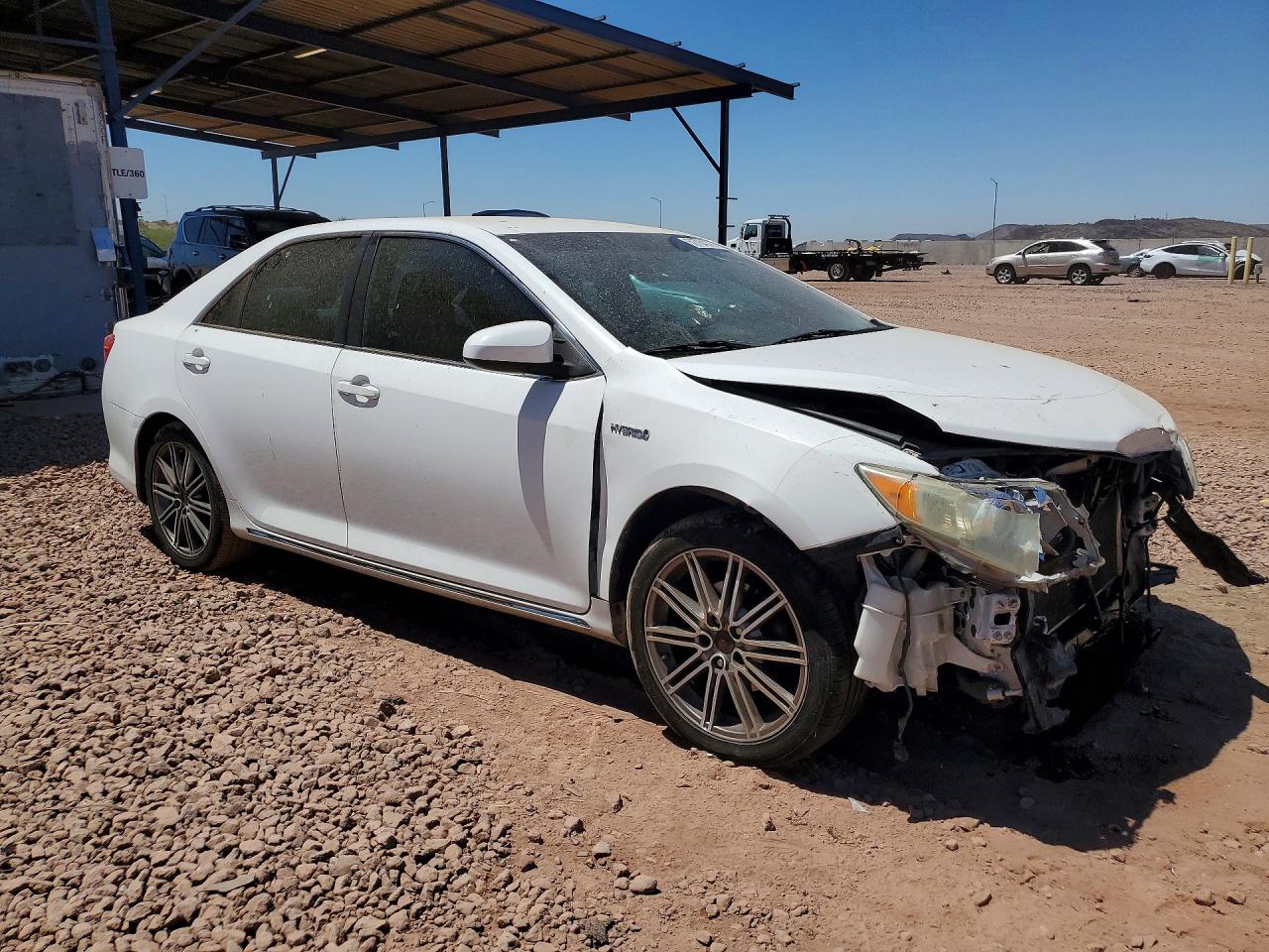 2012 Toyota Camry Hybrid Xle White vin: 4T1BD1FK5CU024590