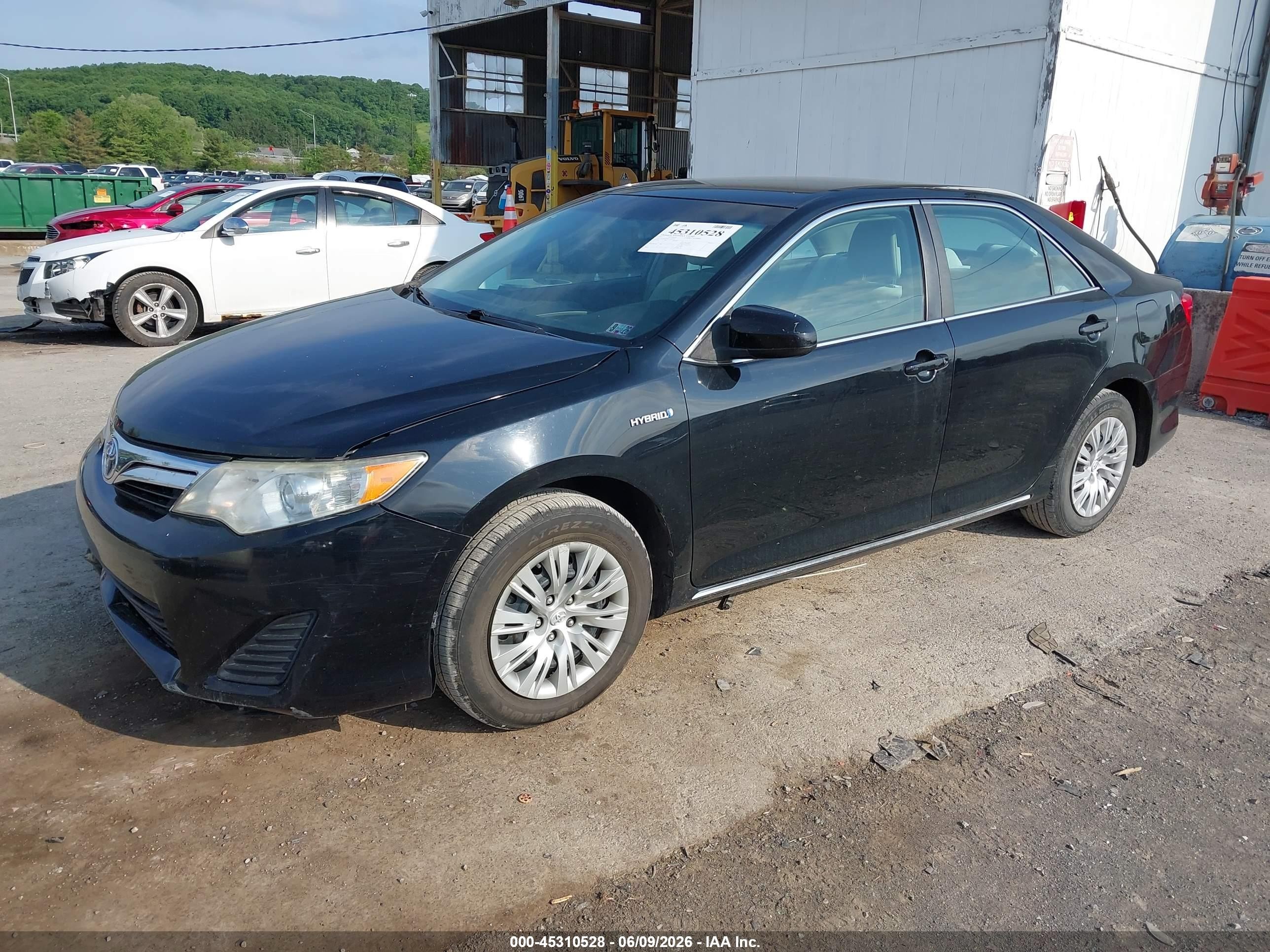 2012 Toyota Camry Hybrid Le Black vin: 4T1BD1FK5CU027439