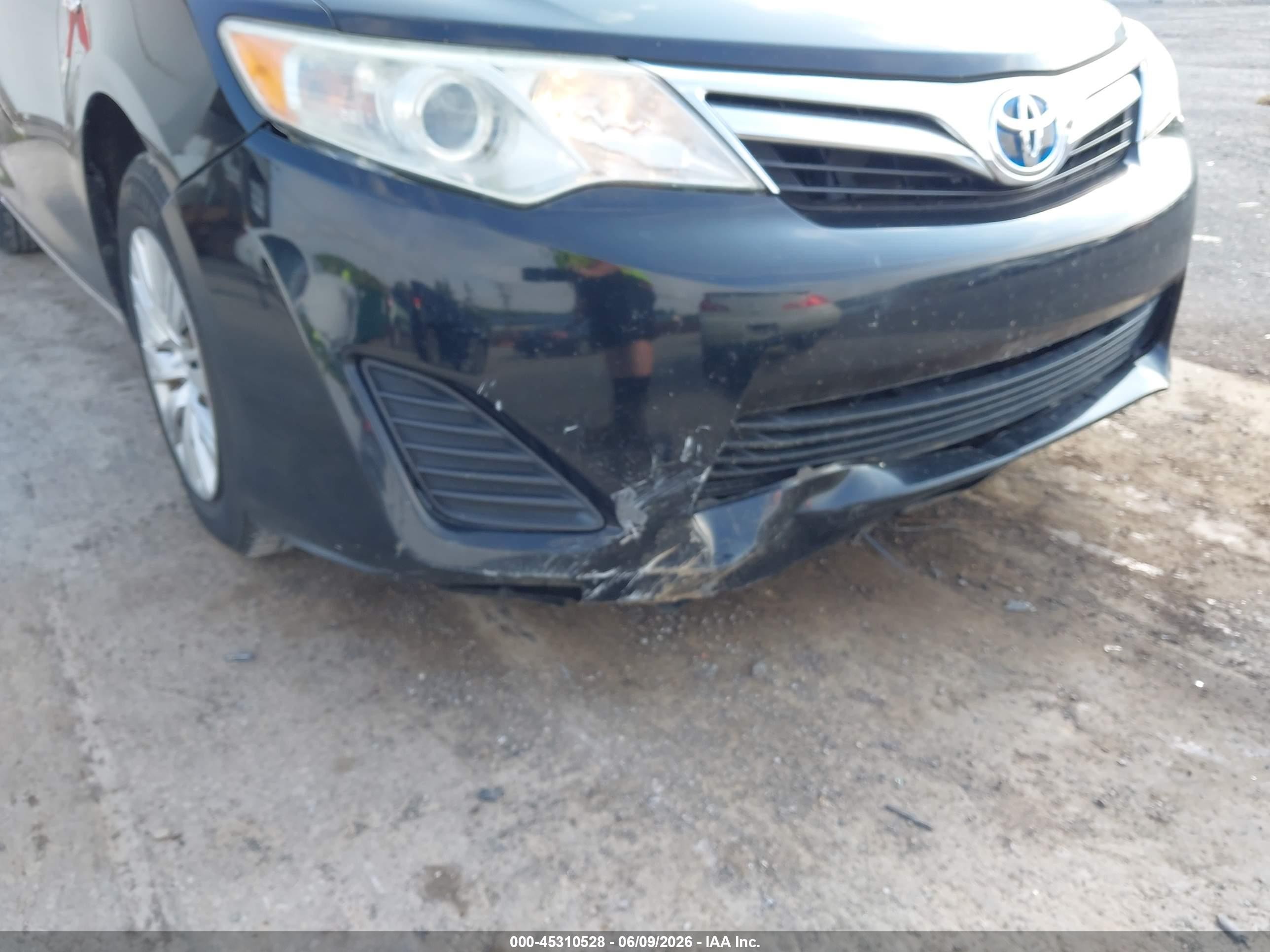 2012 Toyota Camry Hybrid Le Black vin: 4T1BD1FK5CU027439