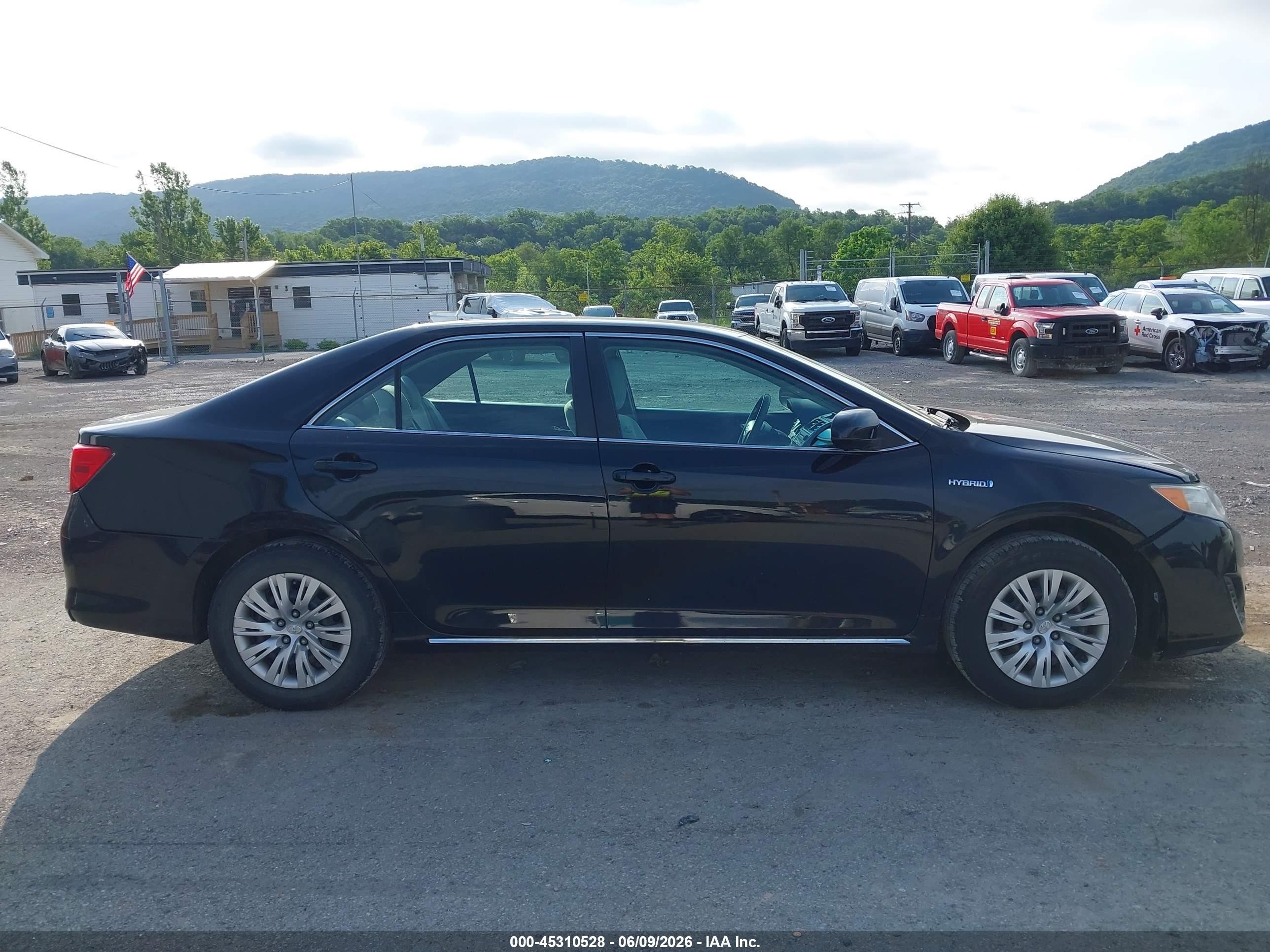 2012 Toyota Camry Hybrid Le Black vin: 4T1BD1FK5CU027439