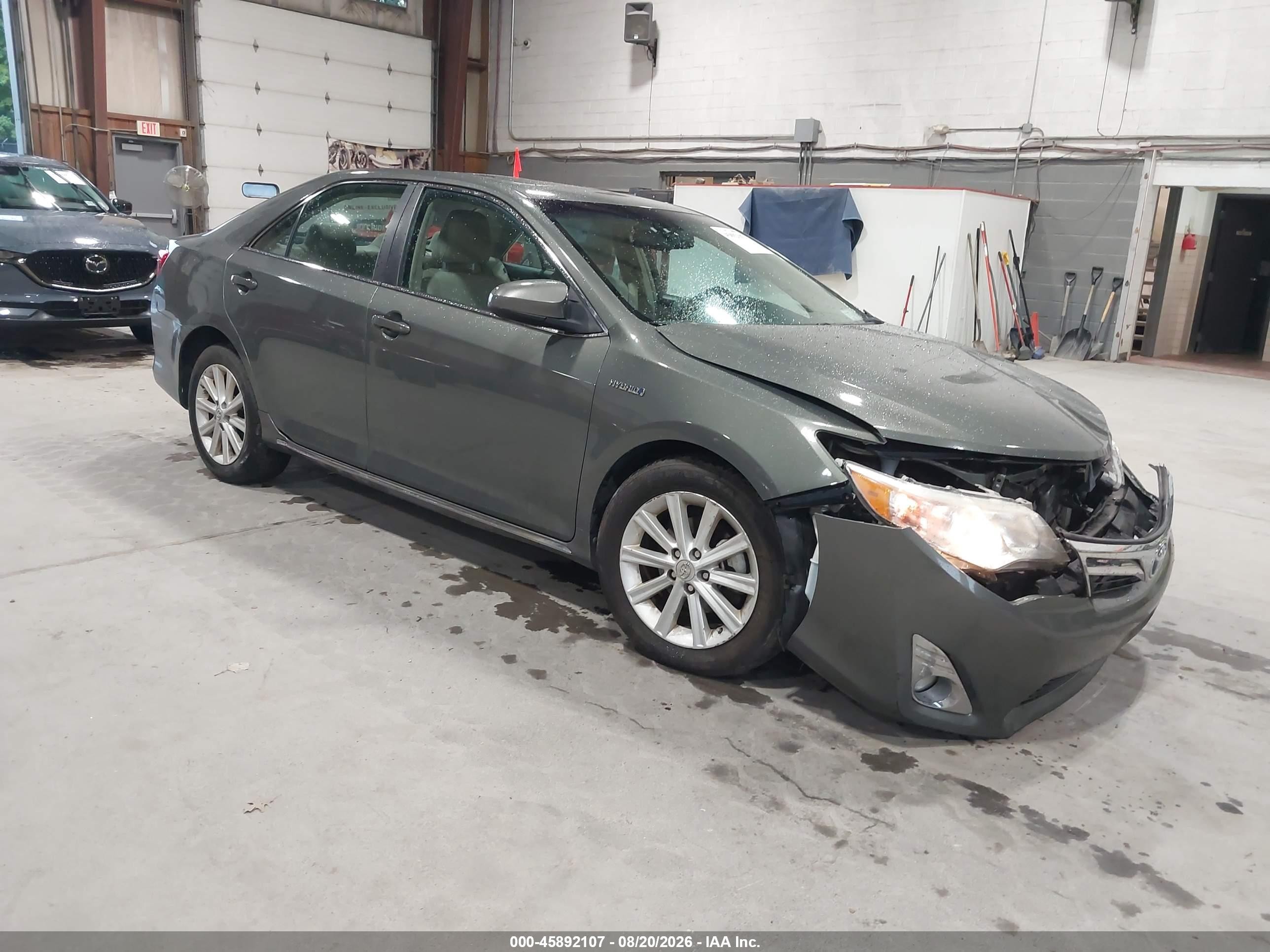 2012 Toyota Camry Hybrid Xle Green vin: 4T1BD1FK5CU037033