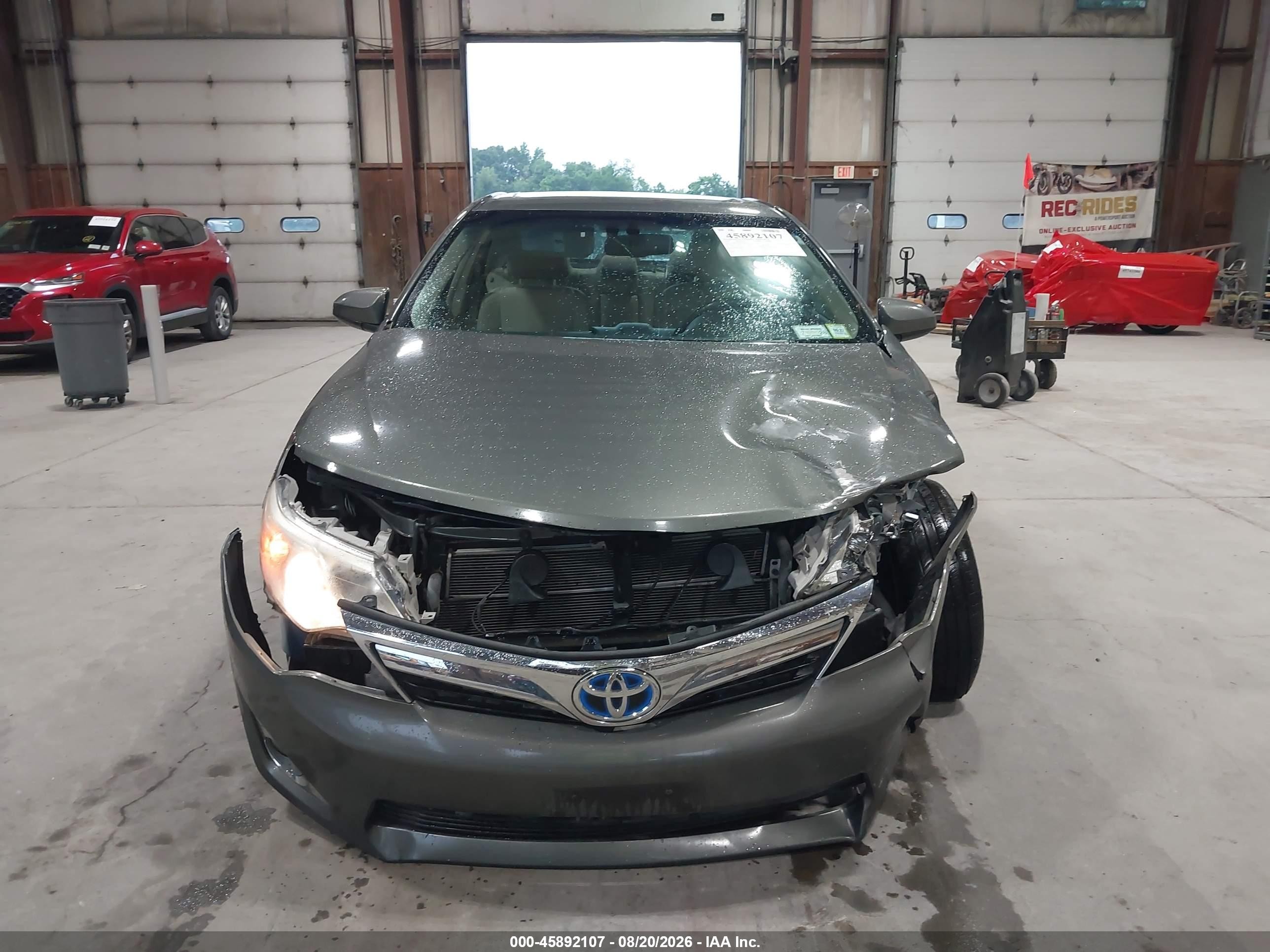 2012 Toyota Camry Hybrid Xle Green vin: 4T1BD1FK5CU037033