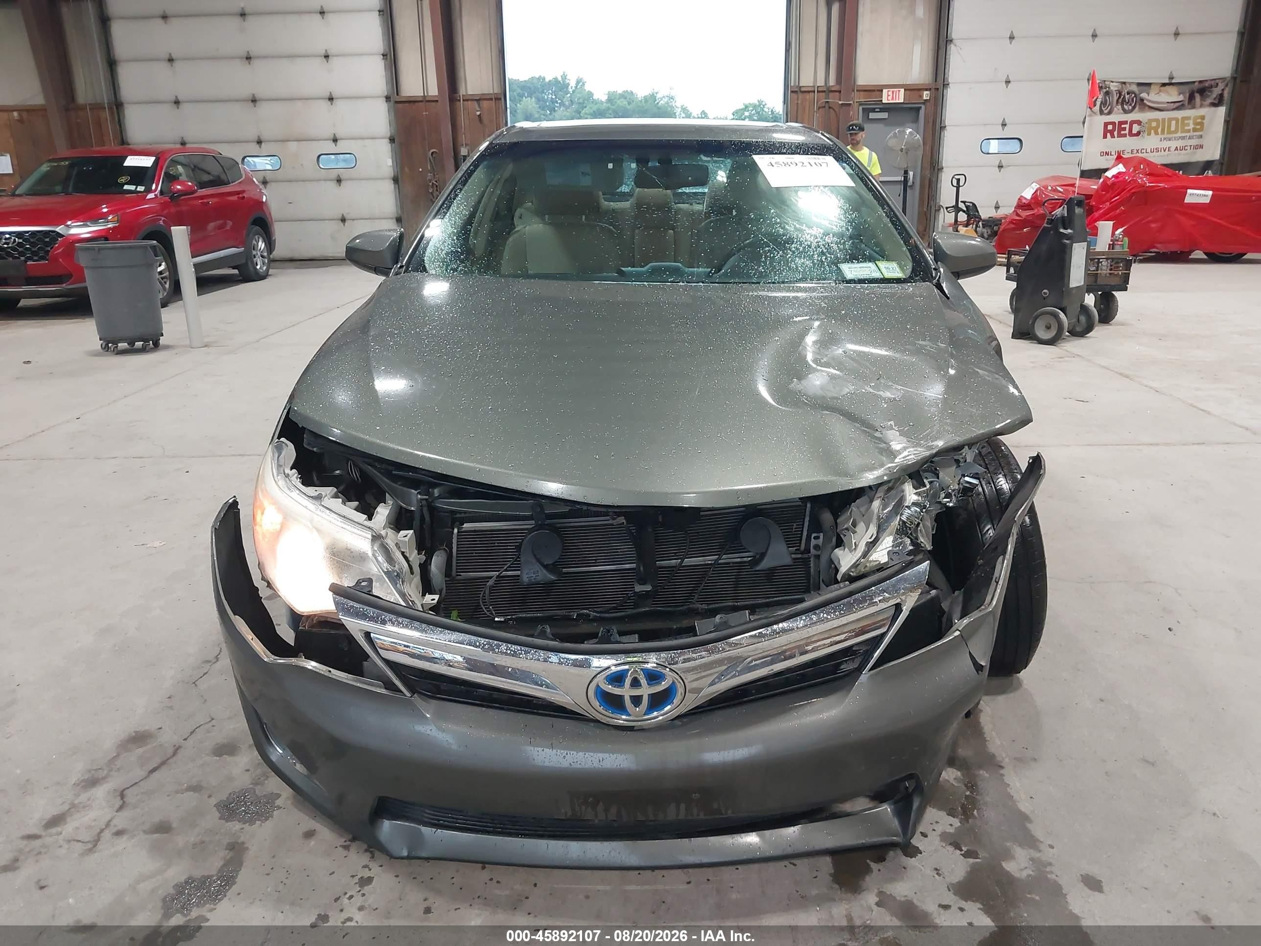 2012 Toyota Camry Hybrid Xle Green vin: 4T1BD1FK5CU037033