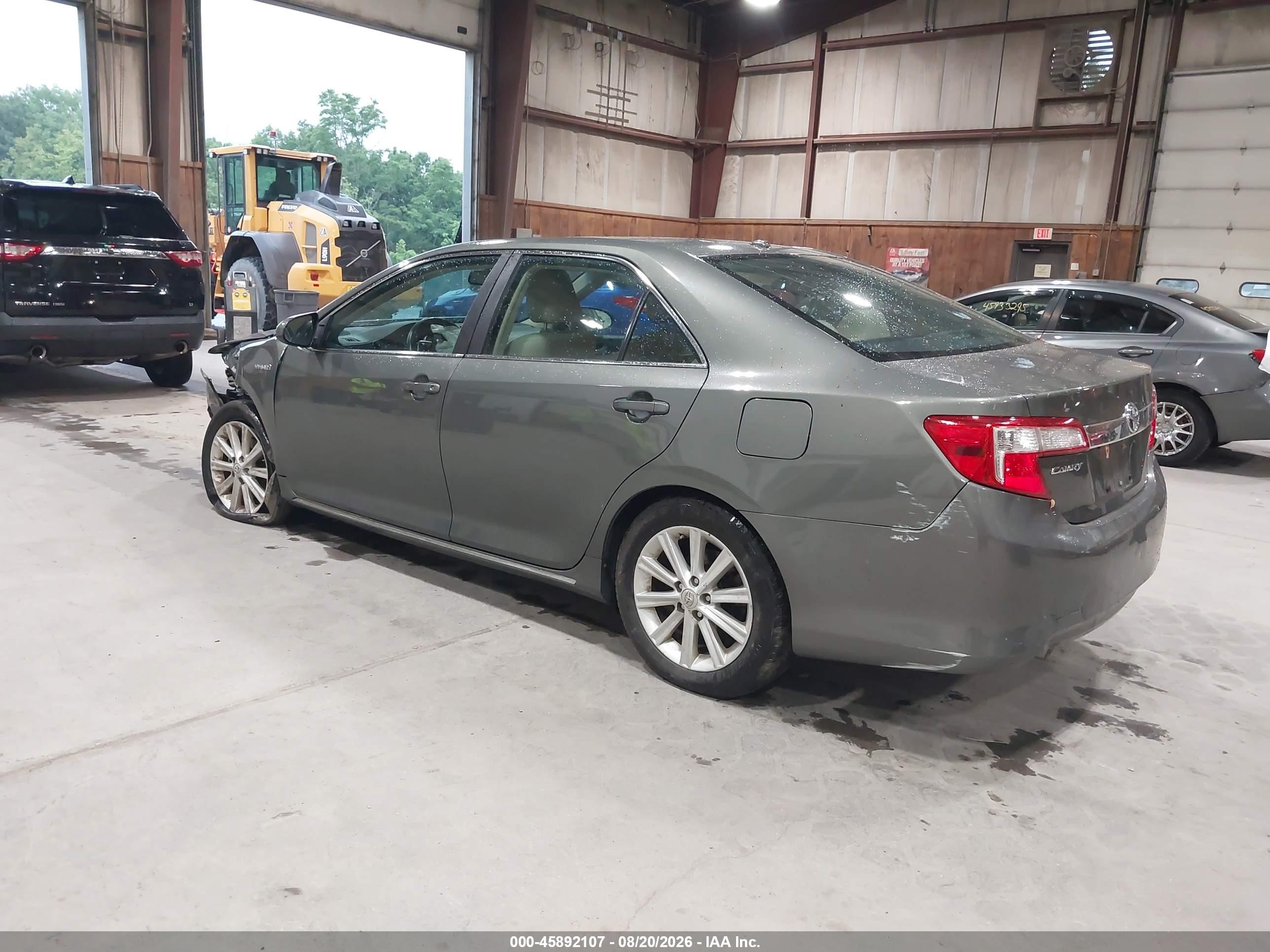 2012 Toyota Camry Hybrid Xle Green vin: 4T1BD1FK5CU037033
