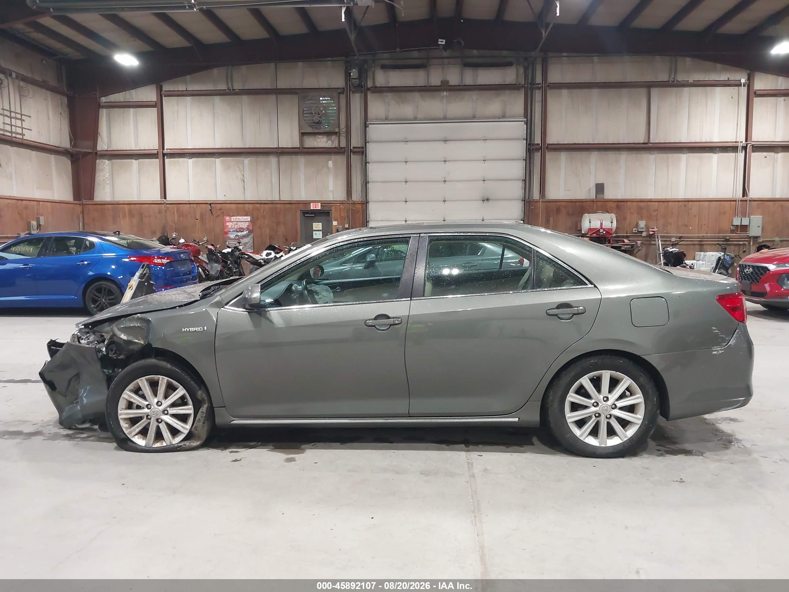 2012 Toyota Camry Hybrid Xle Green vin: 4T1BD1FK5CU037033