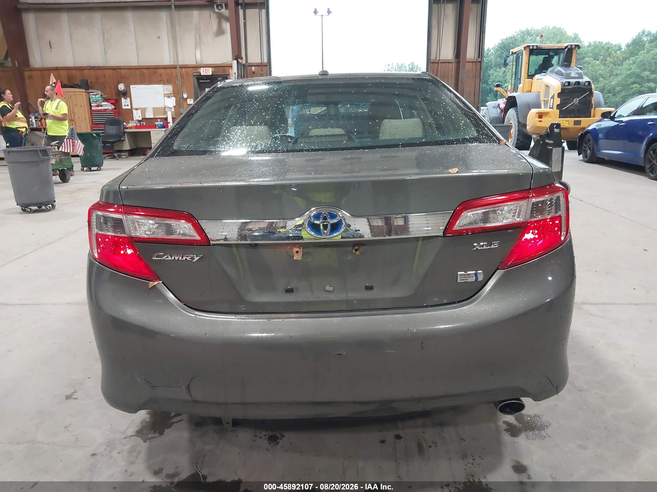 2012 Toyota Camry Hybrid Xle Green vin: 4T1BD1FK5CU037033