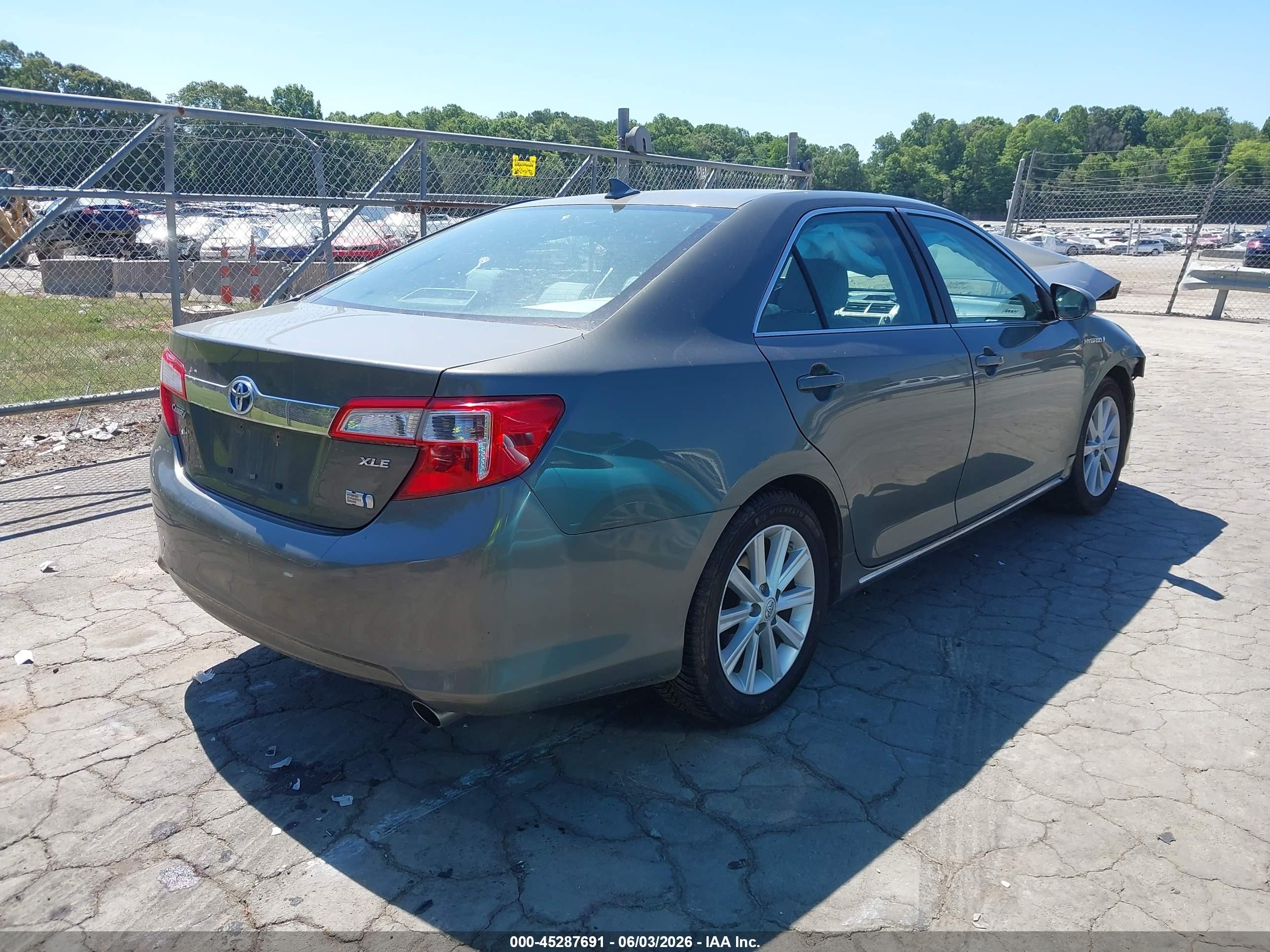 2012 Toyota Camry Hybrid Xle Темно-бордовый vin: 4T1BD1FK5CU037811