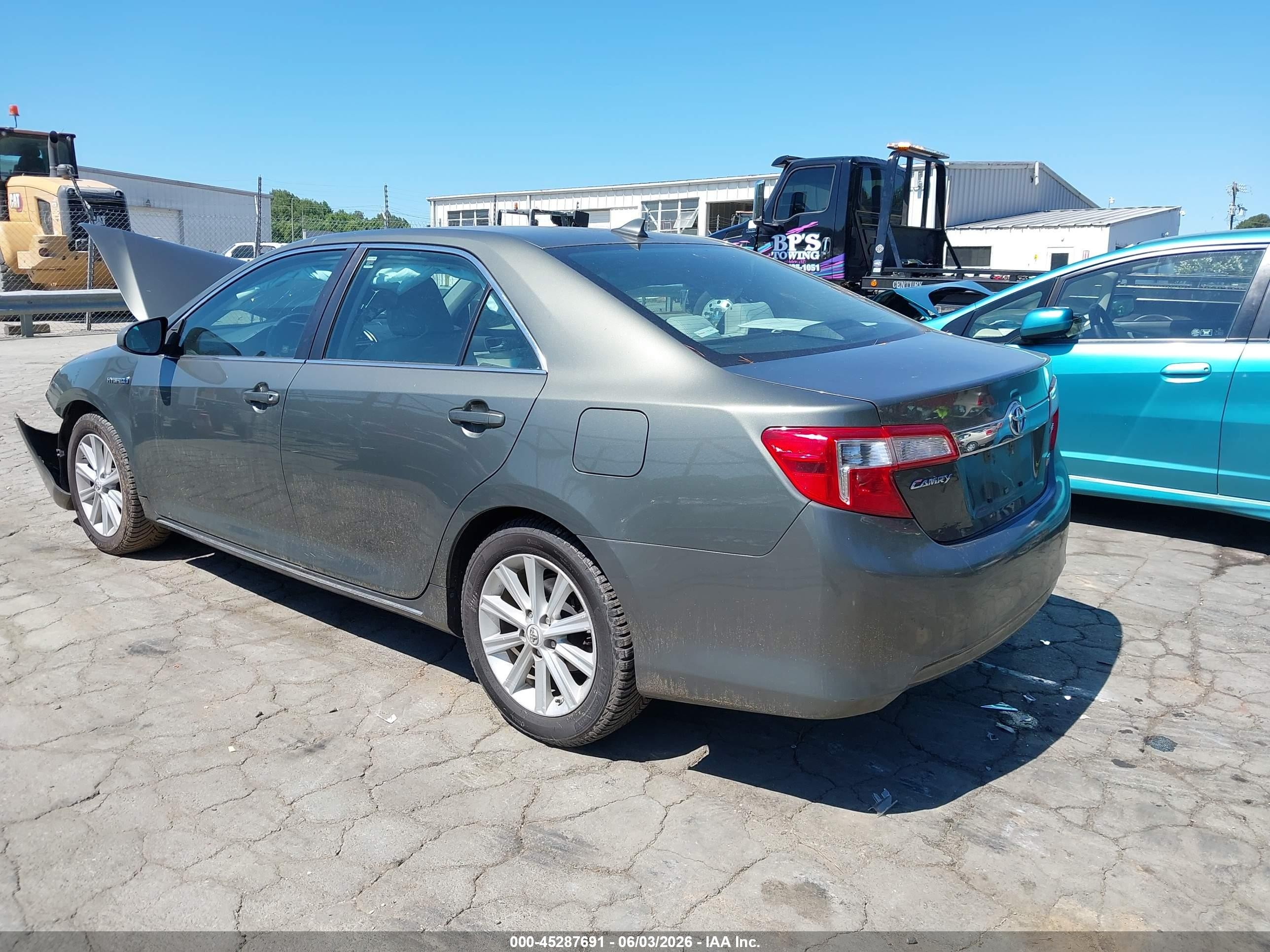2012 Toyota Camry Hybrid Xle Темно-бордовый vin: 4T1BD1FK5CU037811