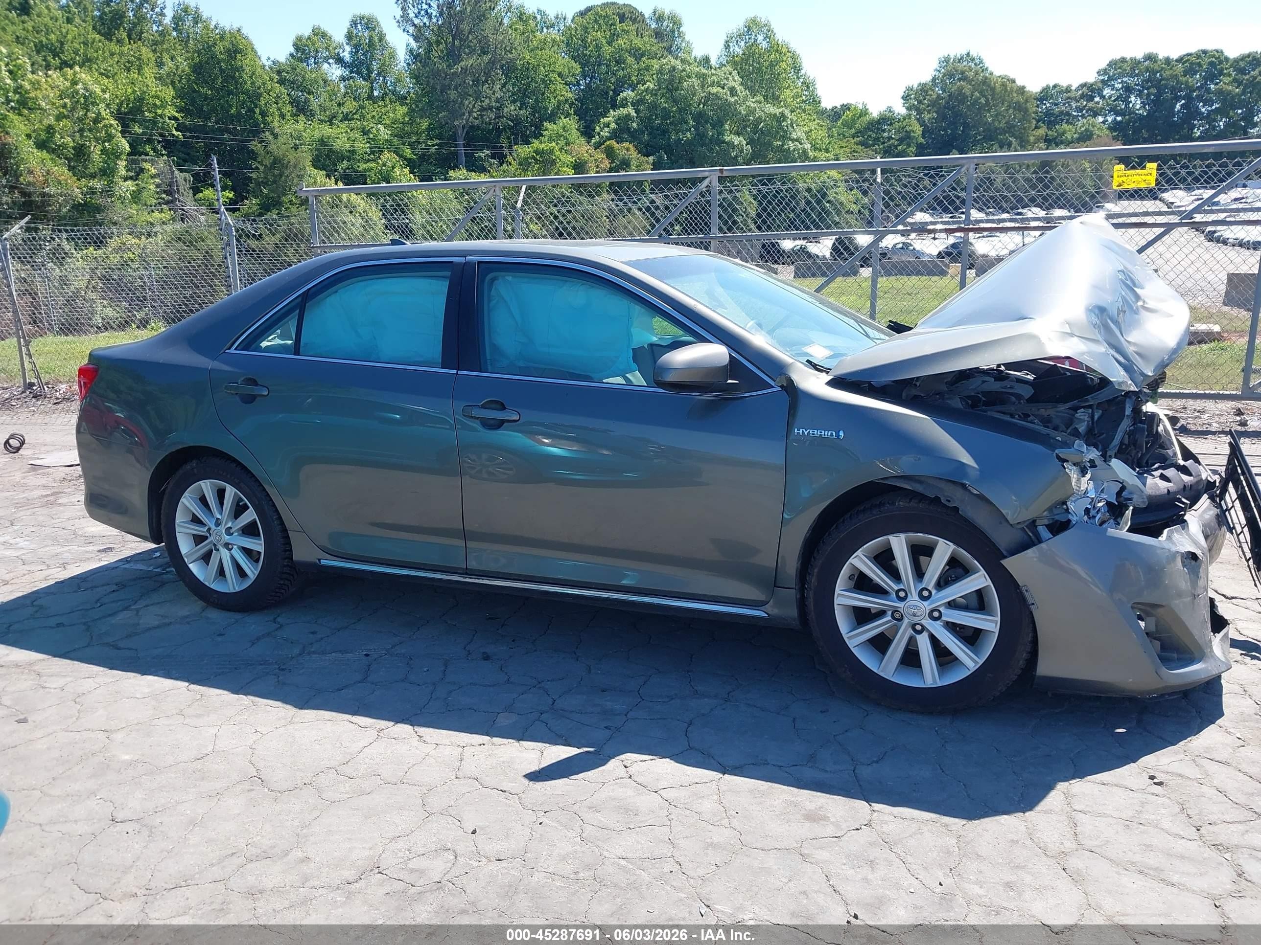 2012 Toyota Camry Hybrid Xle Темно-бордовый vin: 4T1BD1FK5CU037811