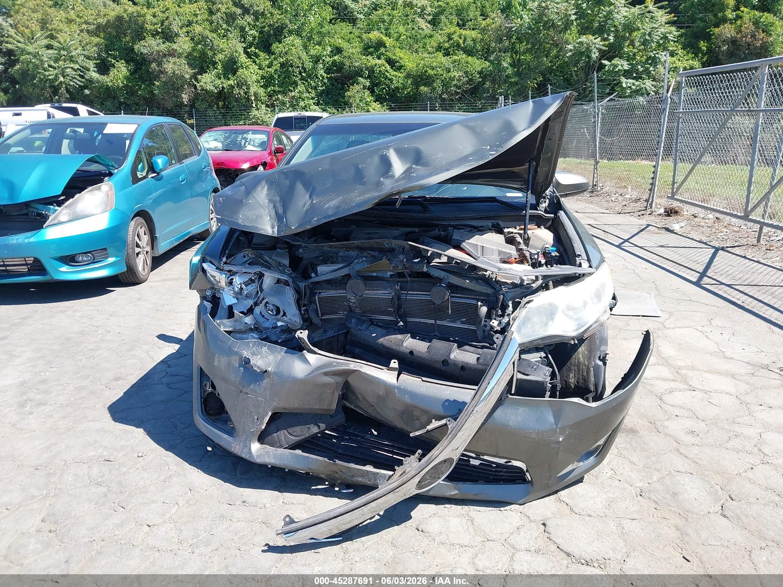 2012 Toyota Camry Hybrid Xle Темно-бордовый vin: 4T1BD1FK5CU037811