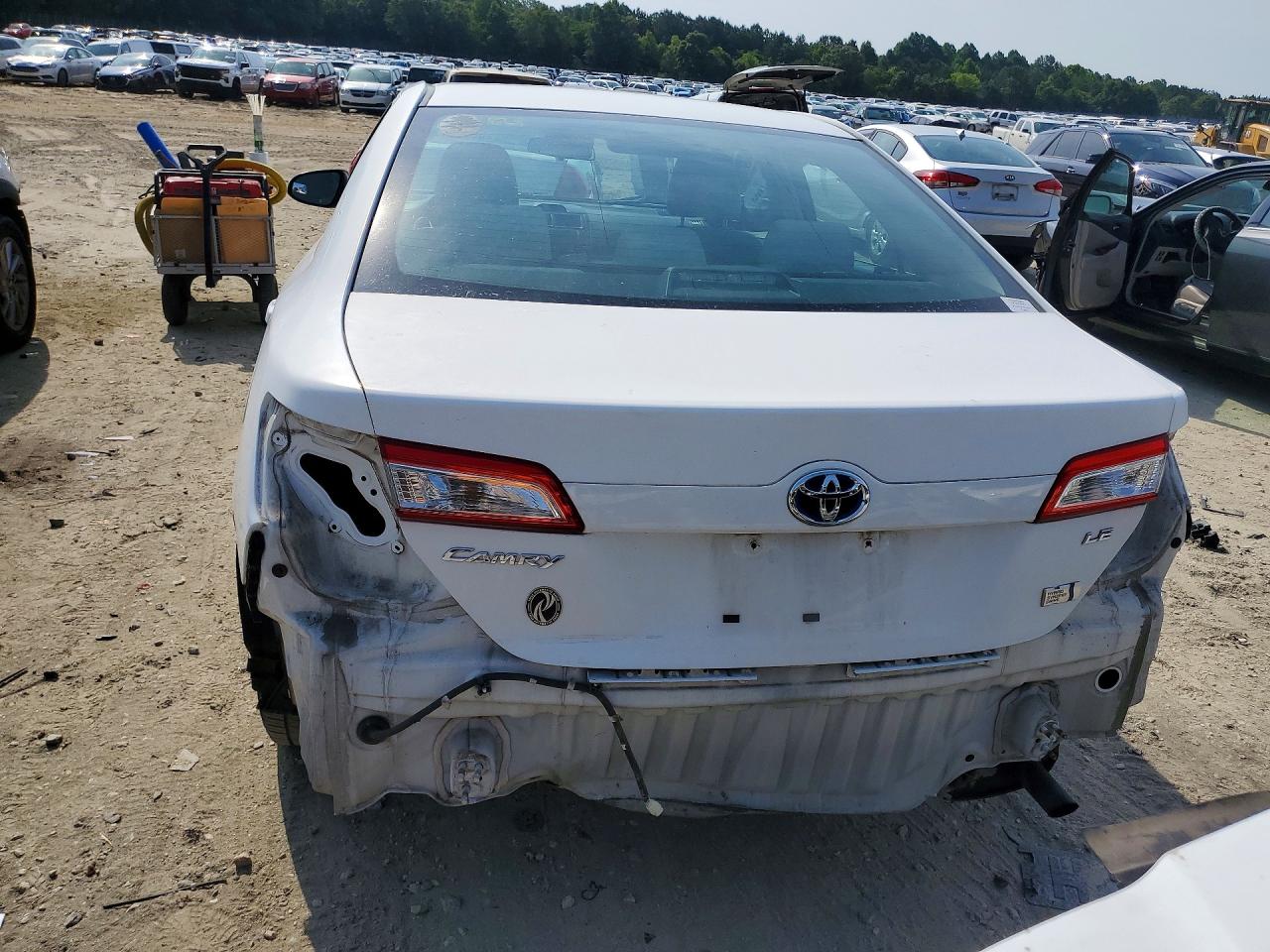 2012 Toyota Camry Hybrid Le White vin: 4T1BD1FK5CU051286