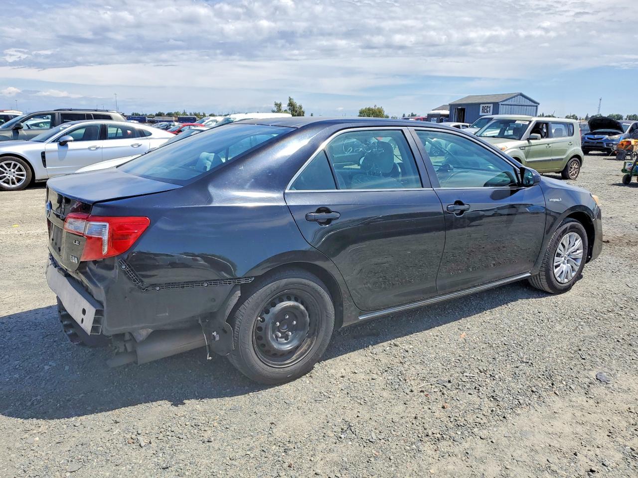 2012 Toyota Camry Hybrid Le Black vin: 4T1BD1FK5CU056178