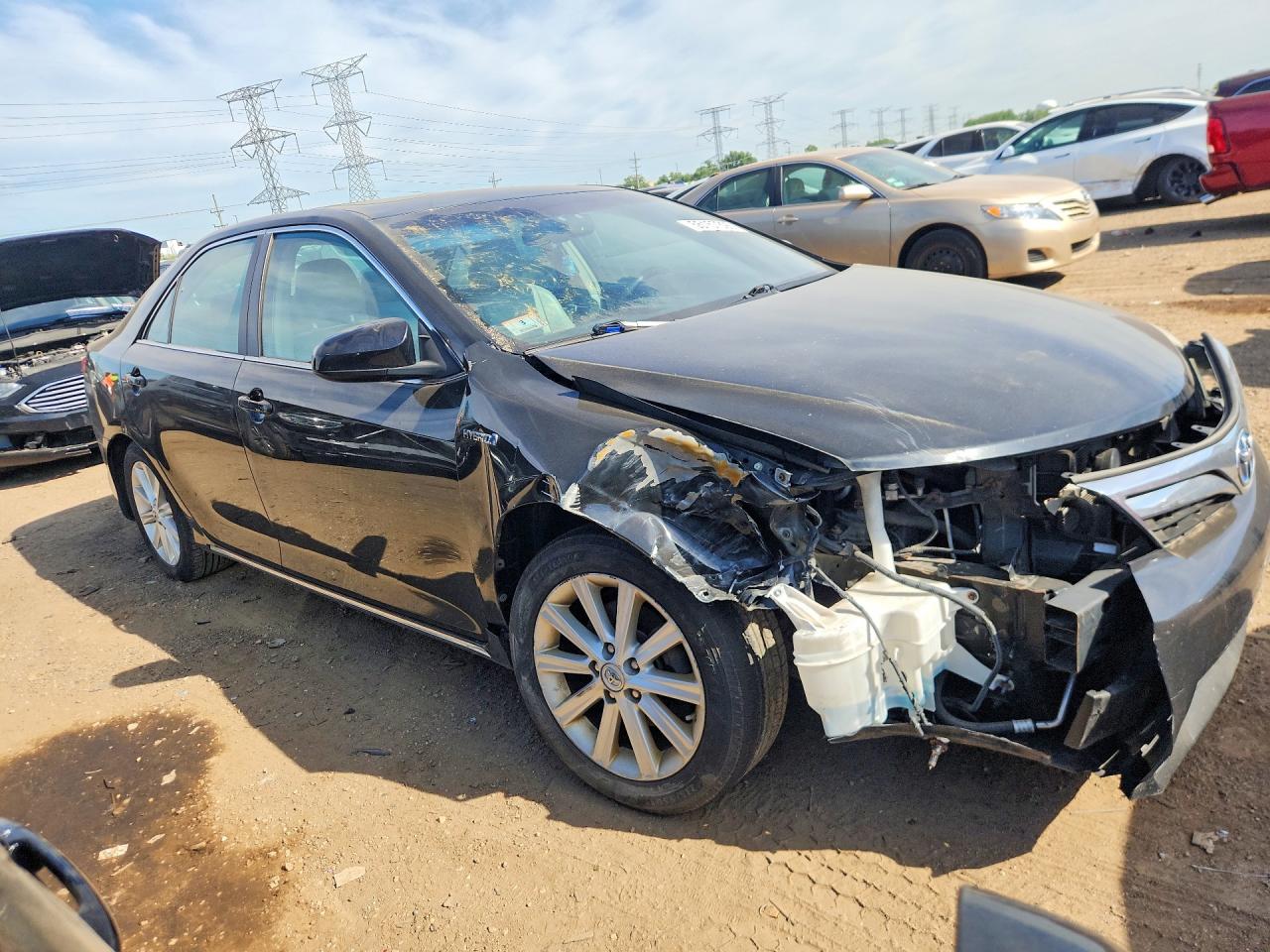2012 Toyota Camry Hybrid Xle Black vin: 4T1BD1FK5CU056276