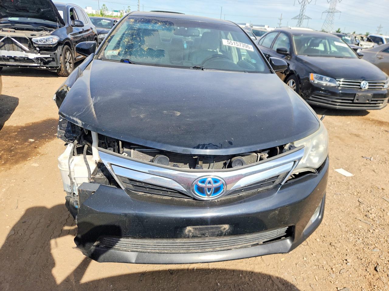 2012 Toyota Camry Hybrid Xle Black vin: 4T1BD1FK5CU056276