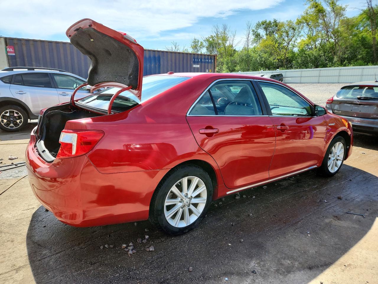 2012 Toyota Camry Hybrid Xle Red vin: 4T1BD1FK5CU059145