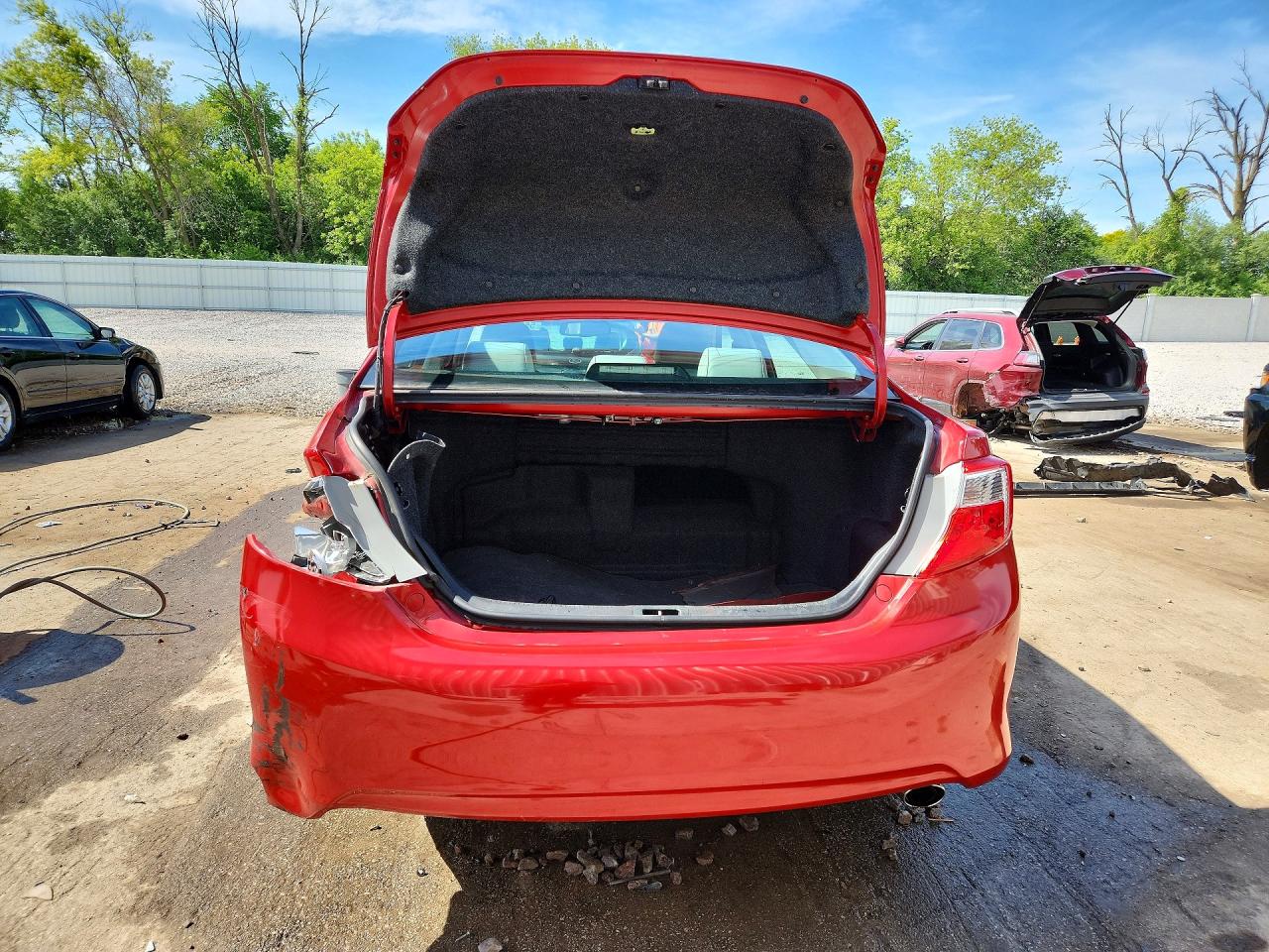 2012 Toyota Camry Hybrid Xle Red vin: 4T1BD1FK5CU059145
